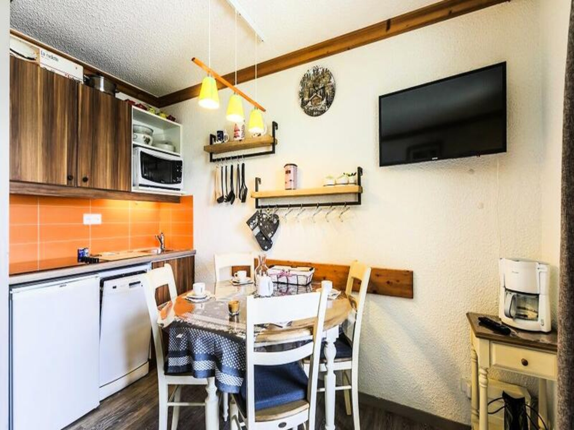Knus appartement in Alpe d'Huez met balkon en uitzicht op de bergen - foto 12