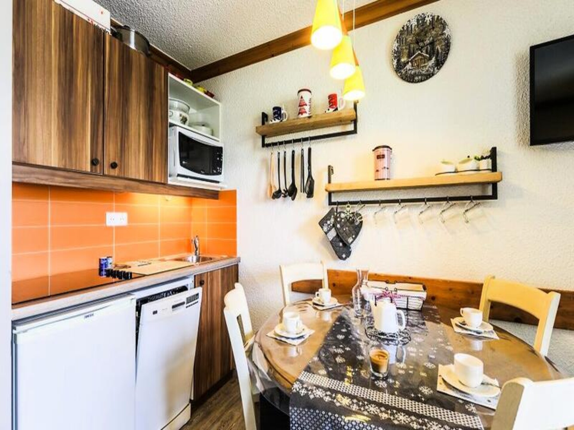 Knus appartement in Alpe d'Huez met balkon en uitzicht op de bergen - foto 19