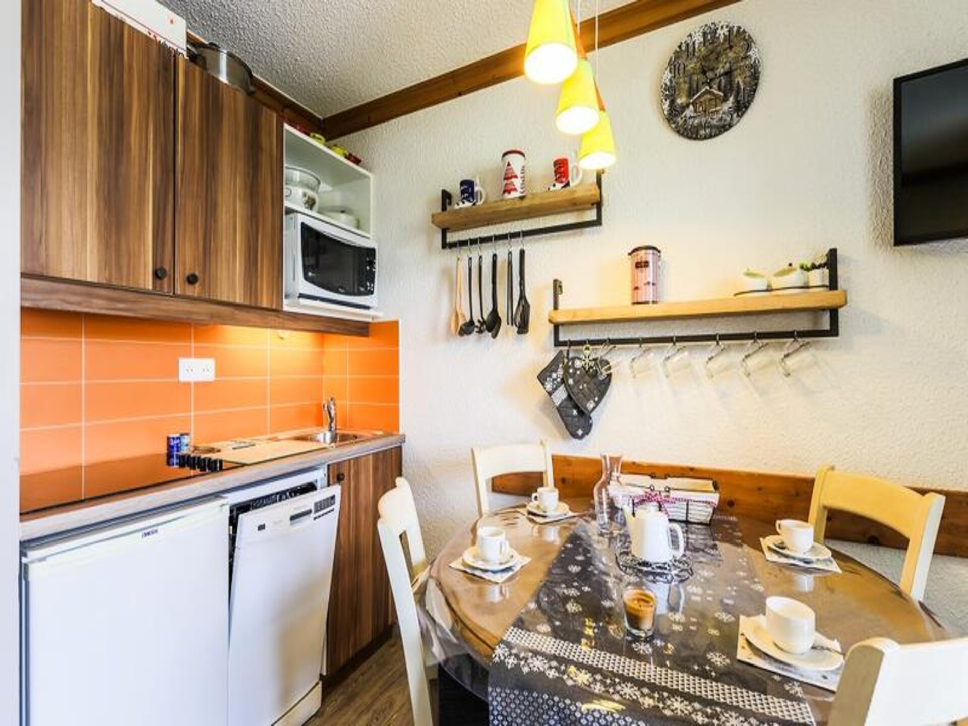 Knus appartement in Alpe d'Huez met balkon en uitzicht op de bergen - foto 22