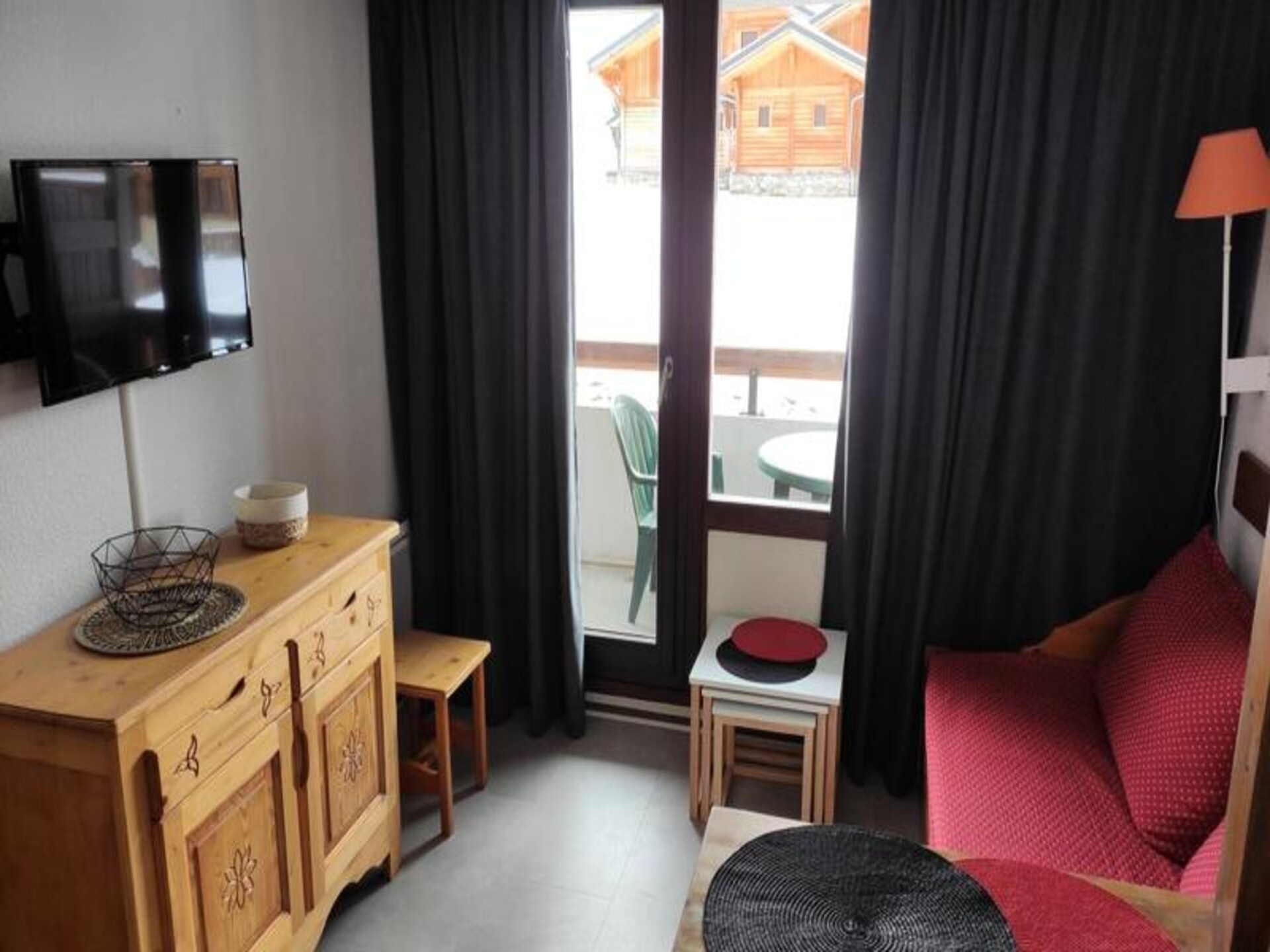 Knus appartement voor 4 personen met balkon en uitzicht op de bergen in Huez - foto 11