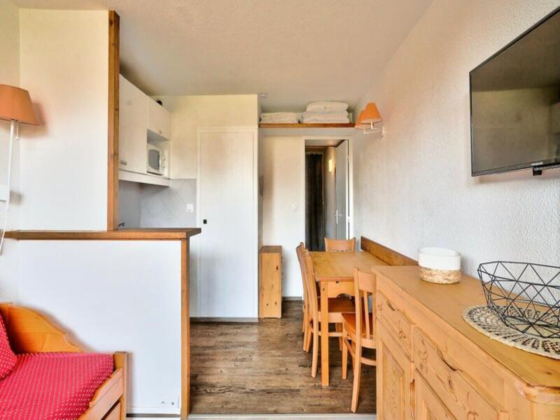 Knus appartement voor 4 personen met balkon en uitzicht op de bergen in Huez - foto 13