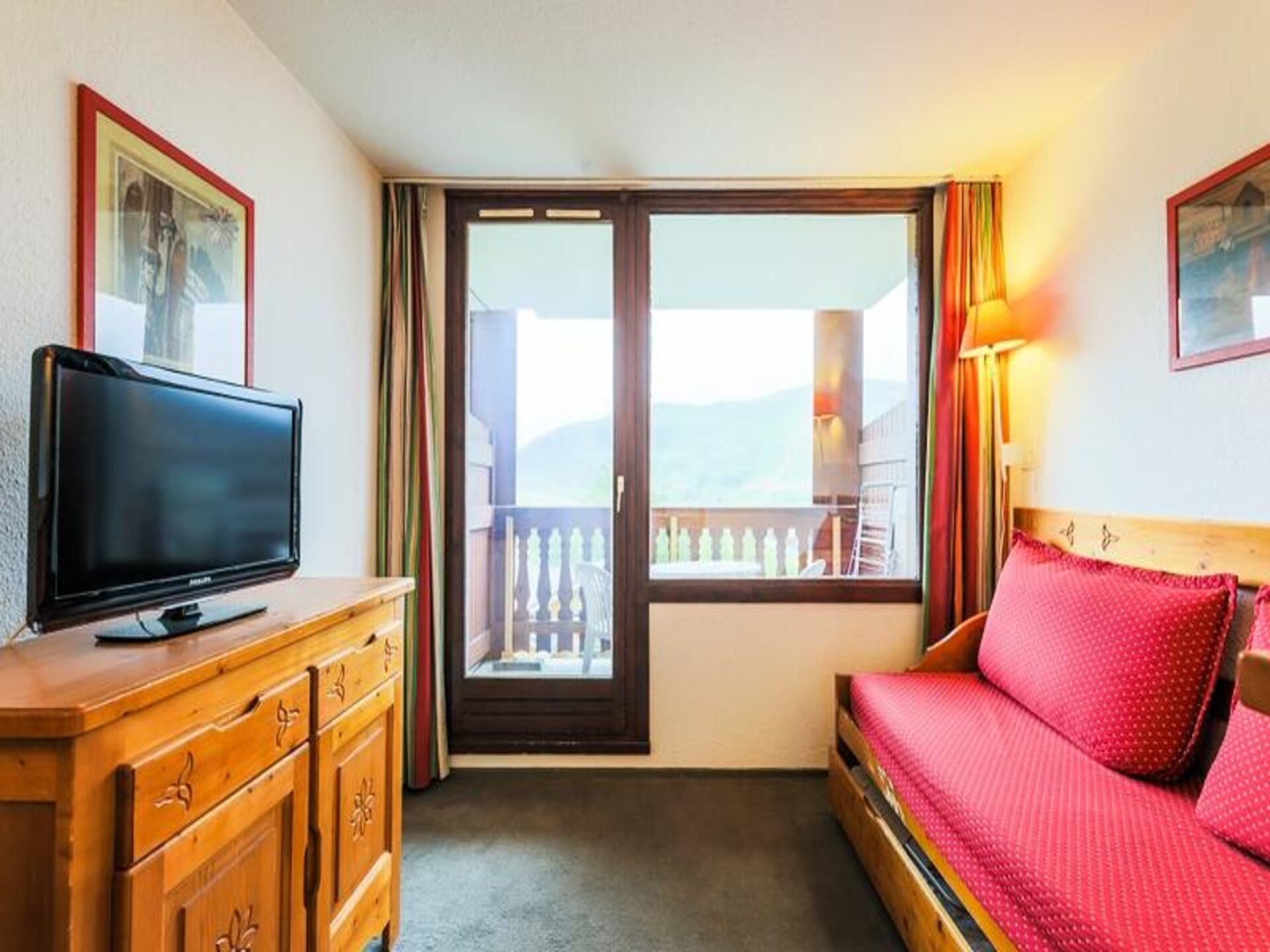 Knus appartement voor 5 personen met balkon en uitzicht in Huez - foto 9