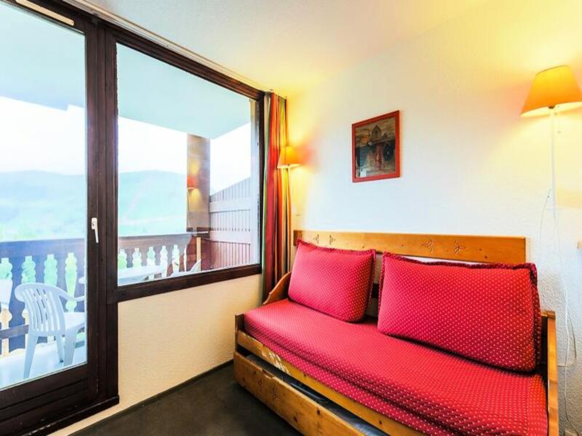 Knus appartement voor 5 personen met balkon en uitzicht in Huez - foto 12