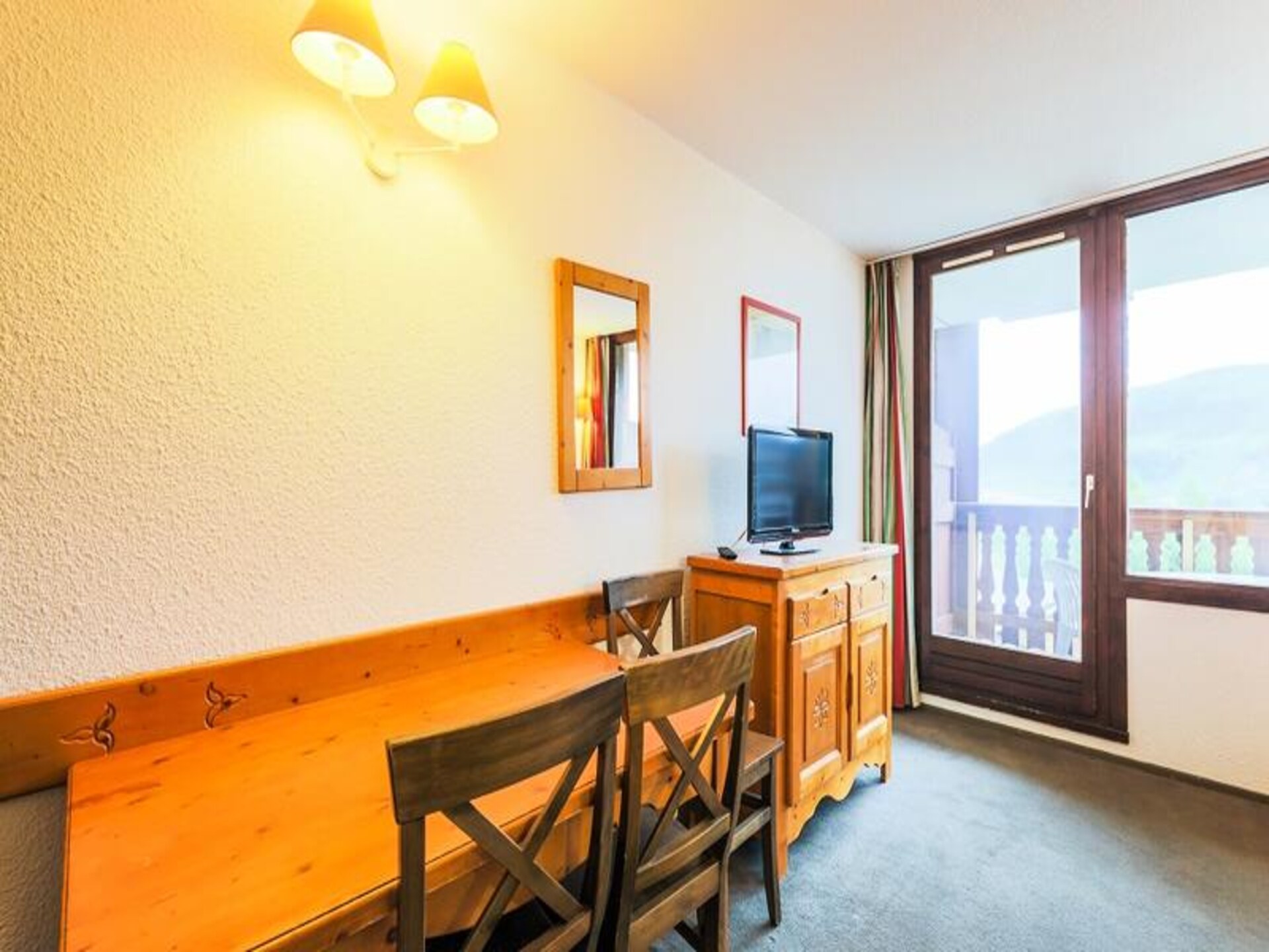 Knus appartement voor 5 personen met balkon en uitzicht in Huez - foto 13
