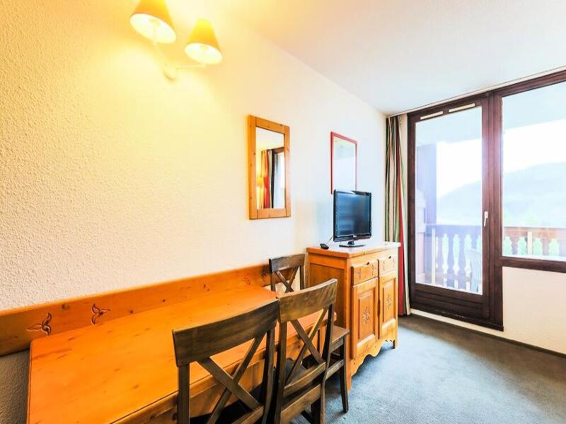 Knus appartement voor 5 personen met balkon en uitzicht in Huez - foto 15