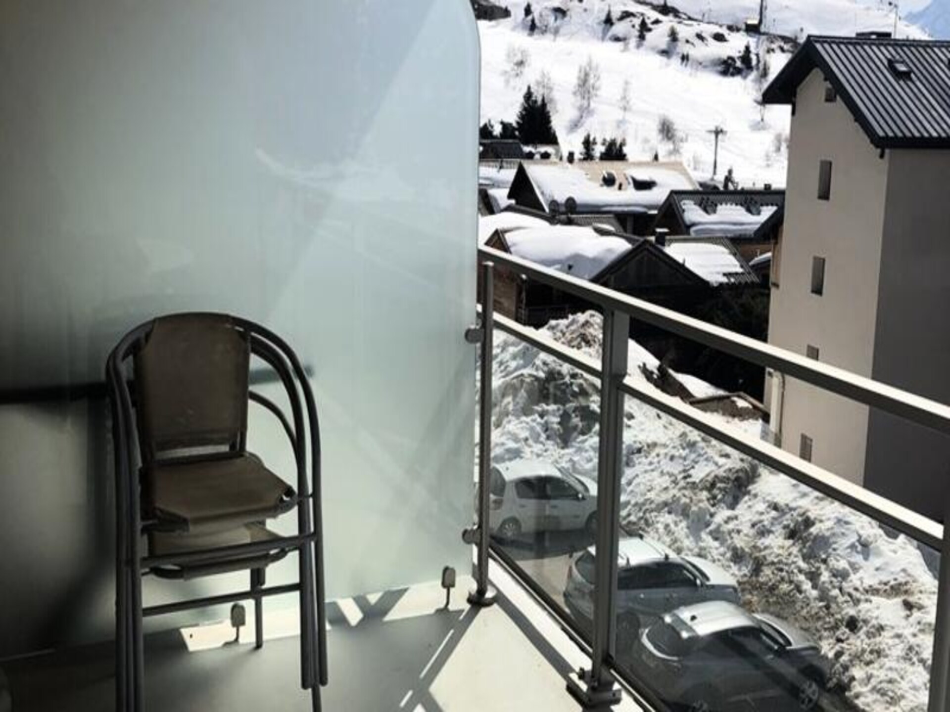 Knusse studio op de piste in Huez – 4 persoons appartement met balkon - foto 13