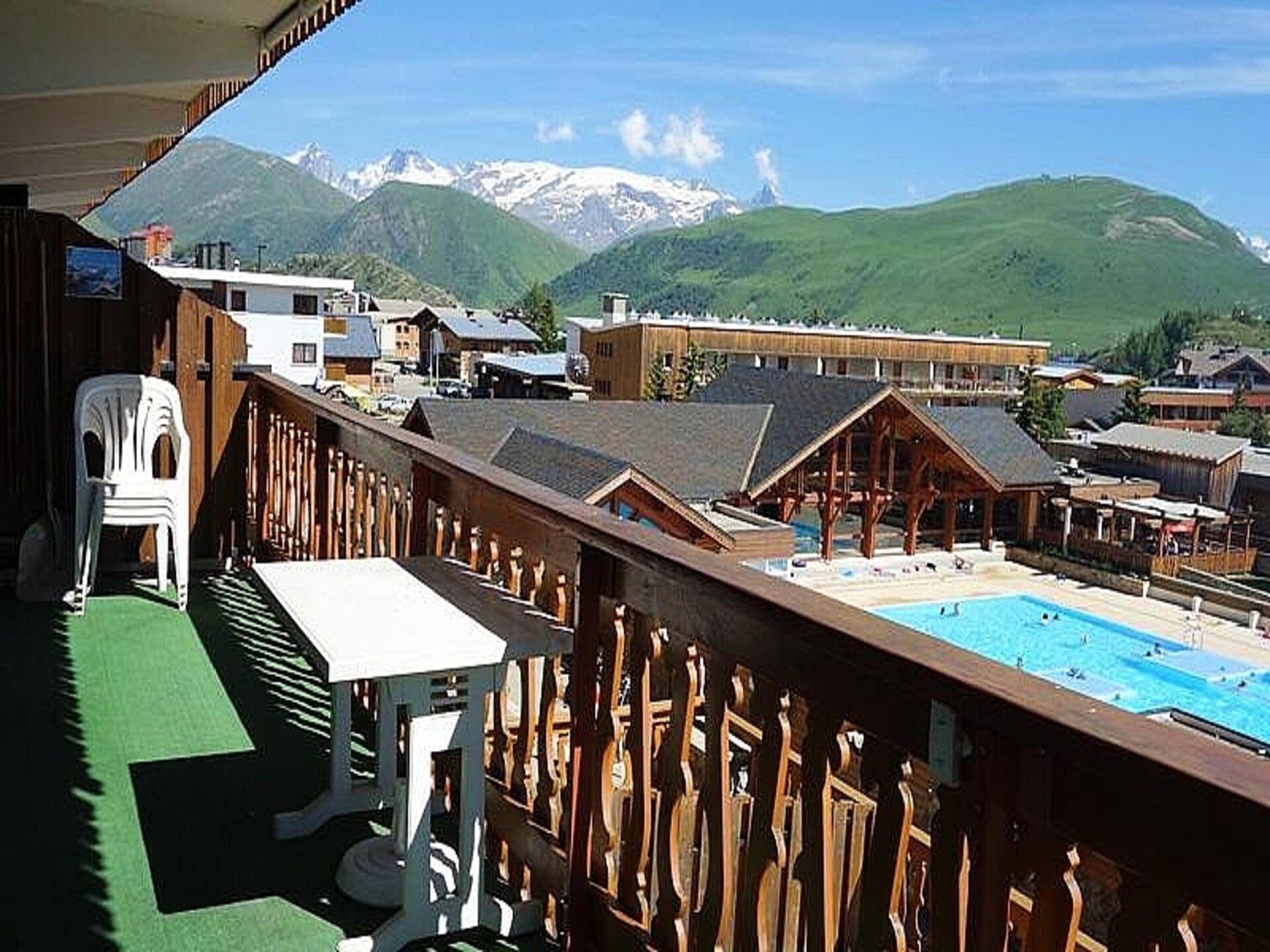 Zonnig 3-kamerappartement op loopafstand van de piste in Huez - foto 17