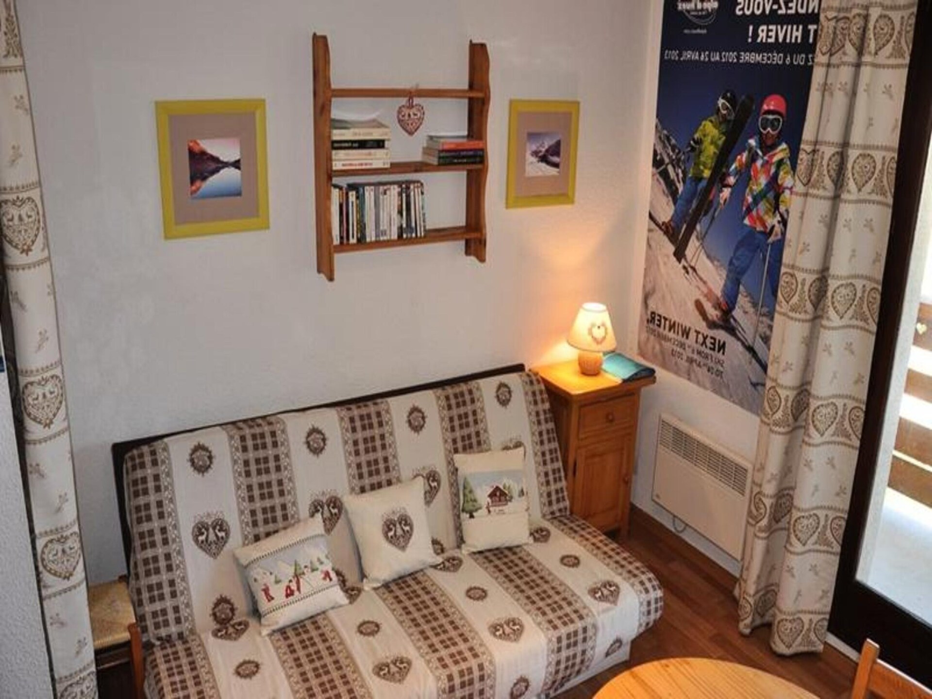 Knus ski-in/ski-out appartement voor 4 in Huez met balkon op het zuidwesten - foto 4