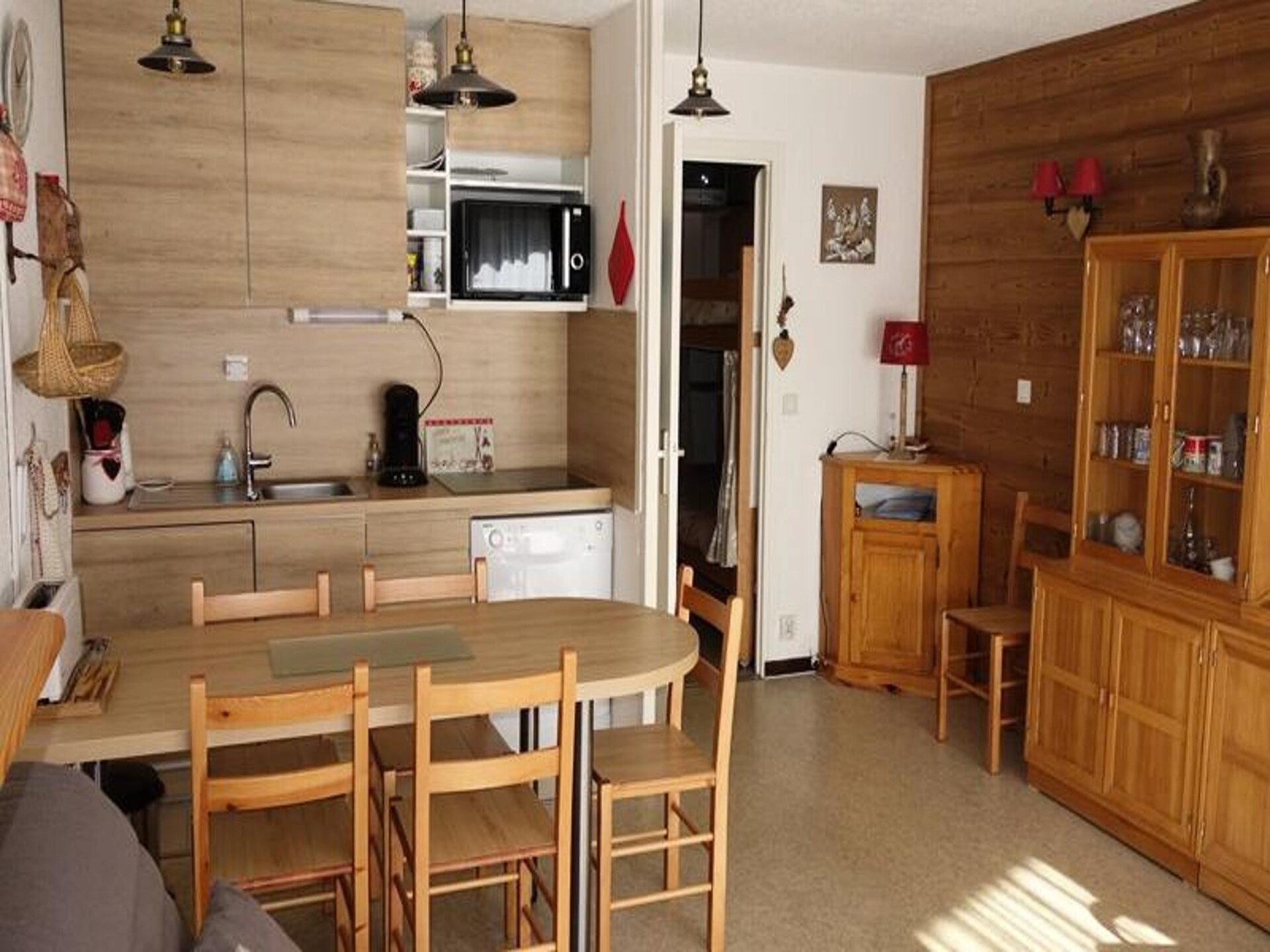Comfortabel studio-appartement in Huez, vlakbij de piste voor 6 personen - foto 12