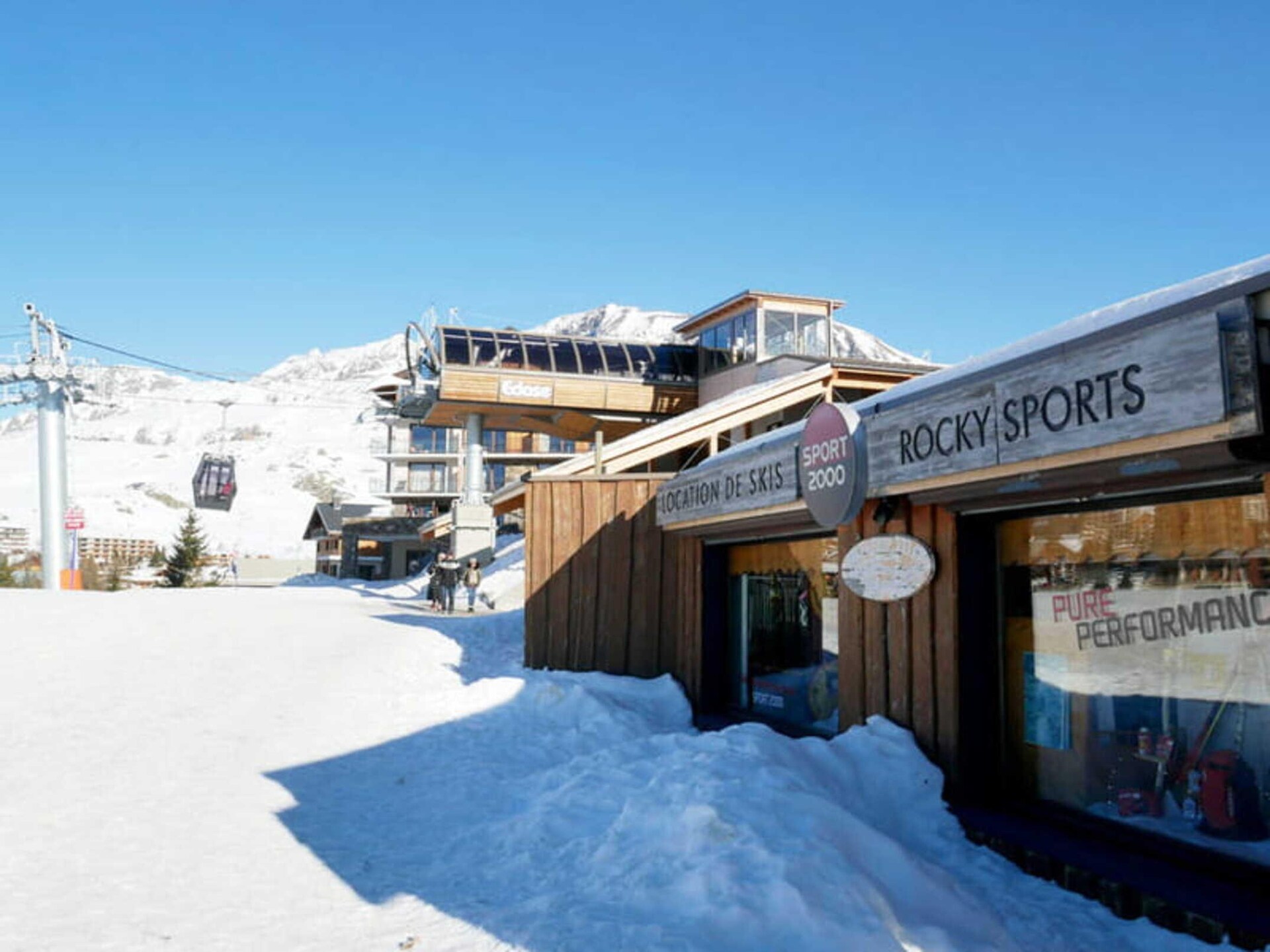 Ski-in appartement Résidence Taburle: 4p, bovenaan station Huez, direct aan piste - foto 22