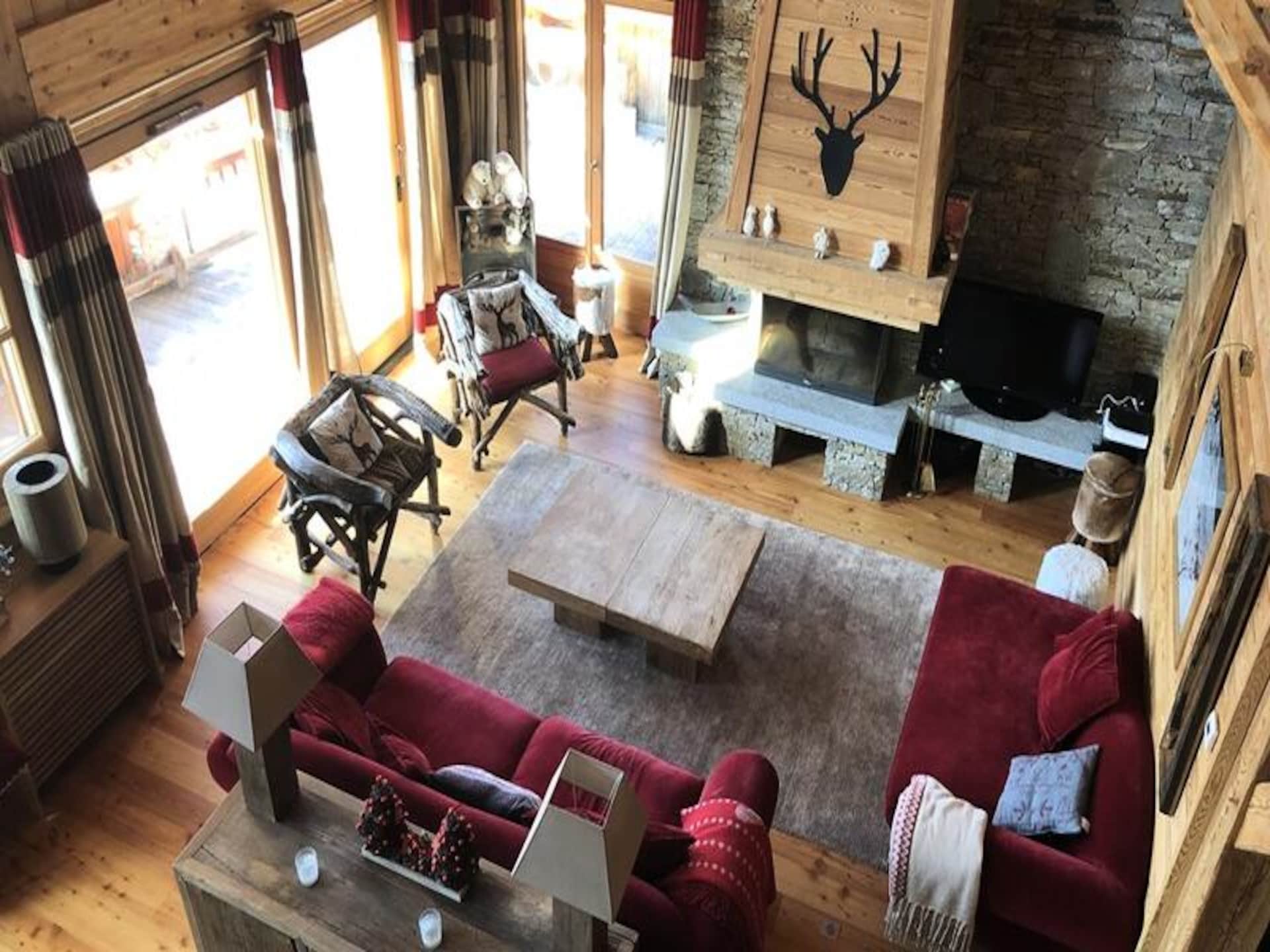 Groot chalet voor 10 personen aan de voet van de pistes in Huez - foto 2