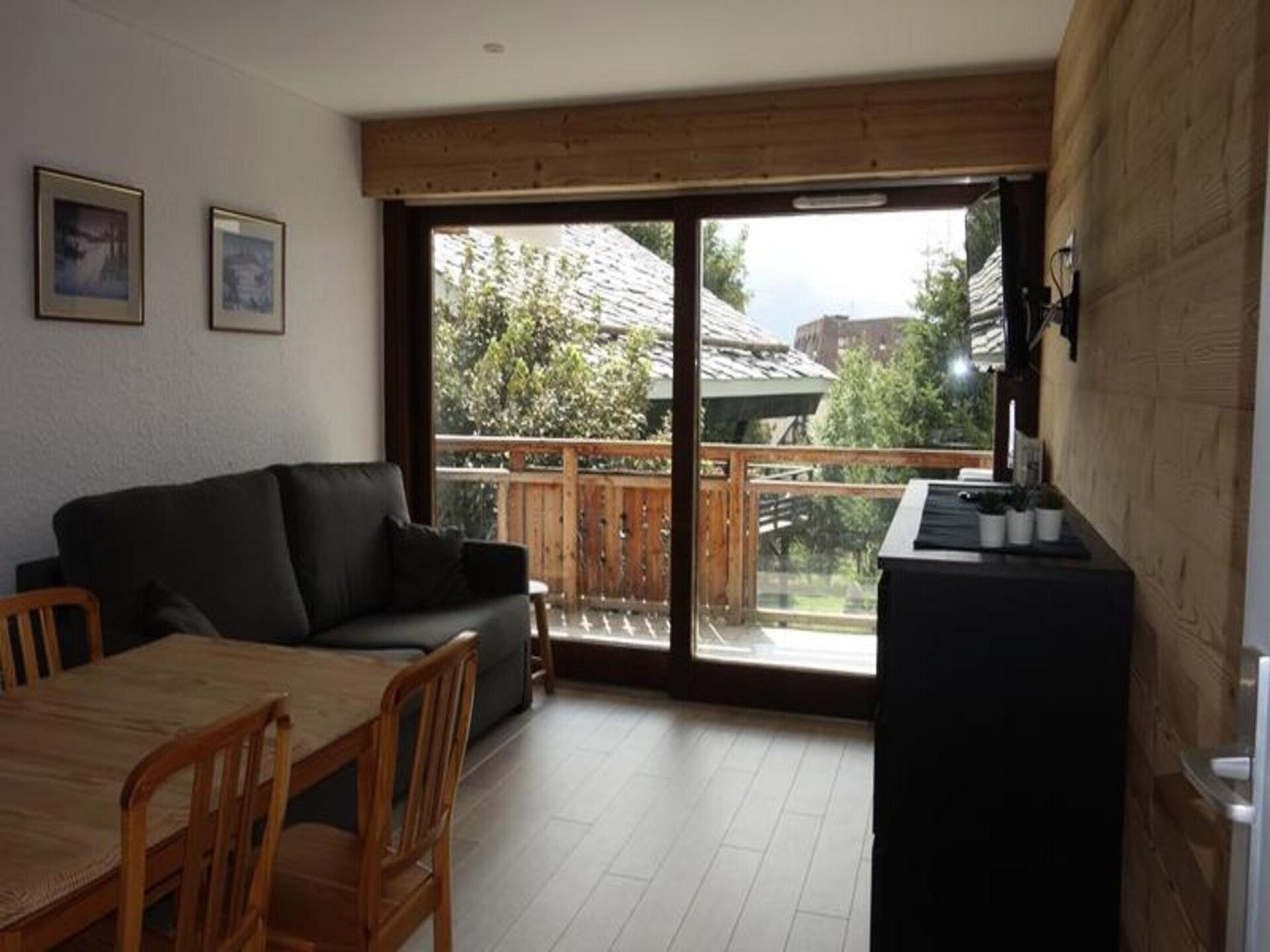 Studio aan de piste in Huez met balkon op het zuiden - foto 2