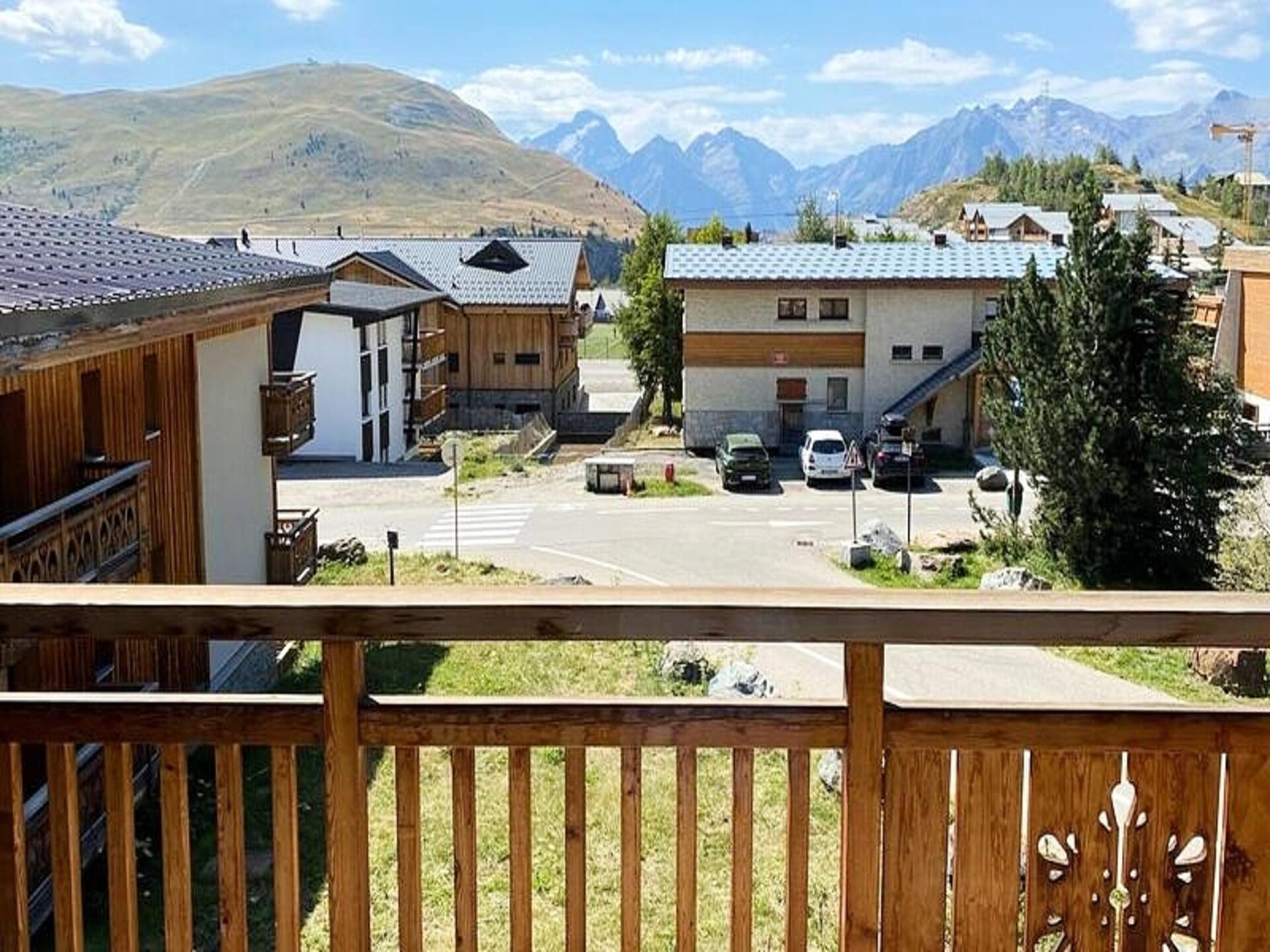 Knus appartement op de piste in Huez met balkon op het zuiden - foto 13