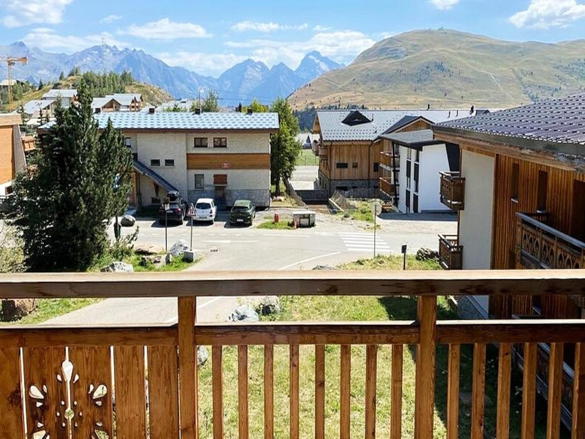 Knus appartement op de piste in Huez met balkon op het zuiden - foto 14