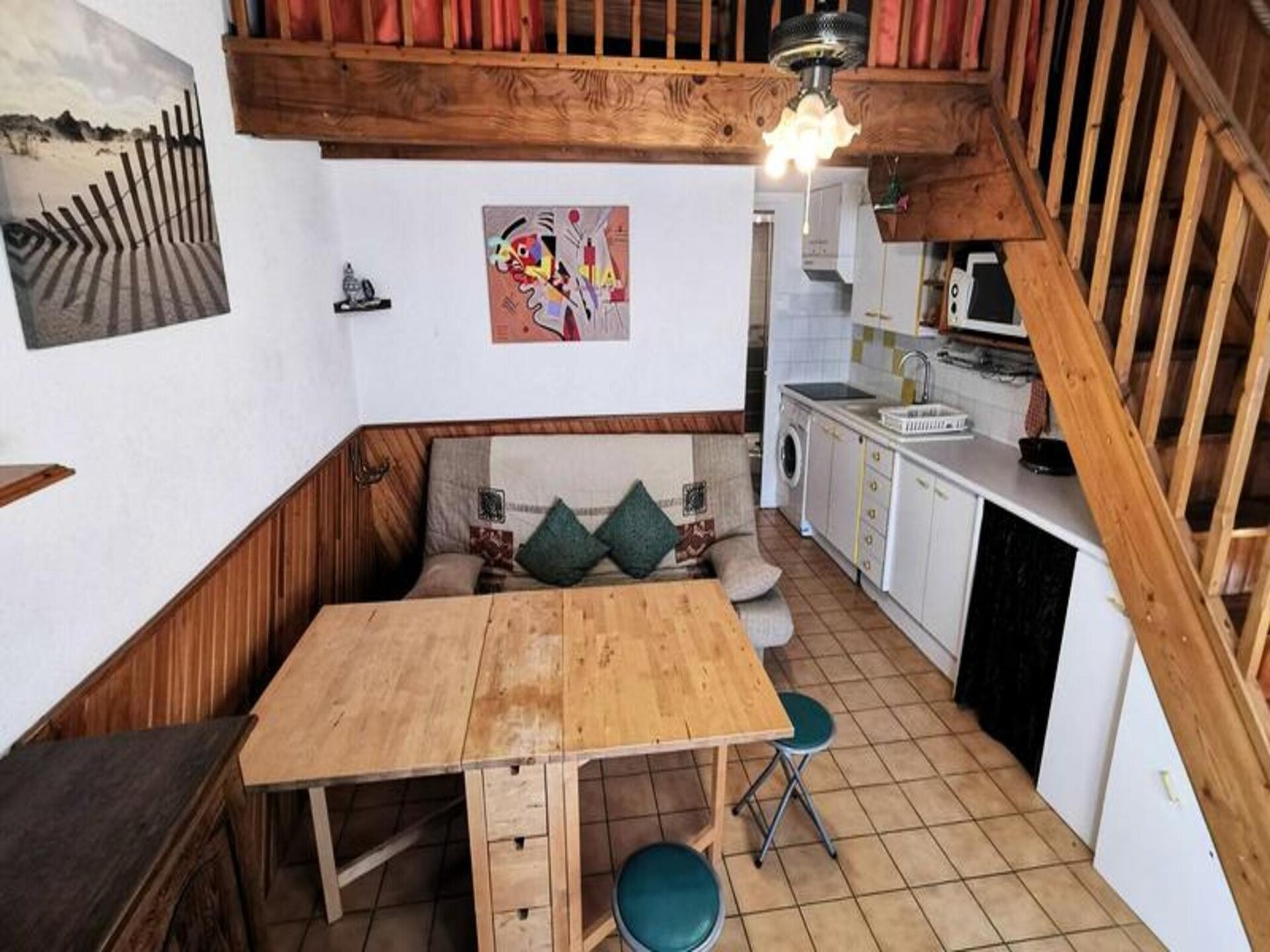 Zongerichte mezzanine-appartement op 250m van strand in Leucate - foto 13