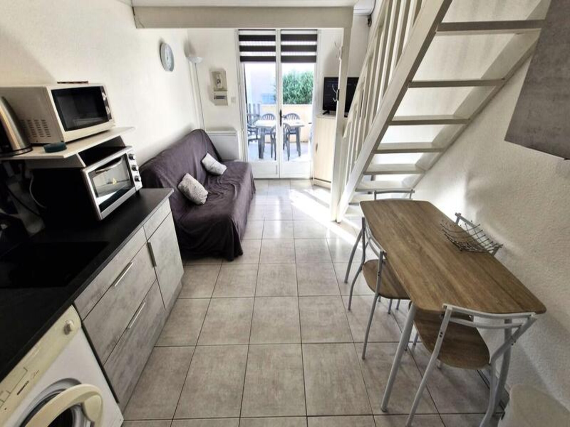 Knusse studio-maisonnette op 50m van het meer in Leucate - foto 7