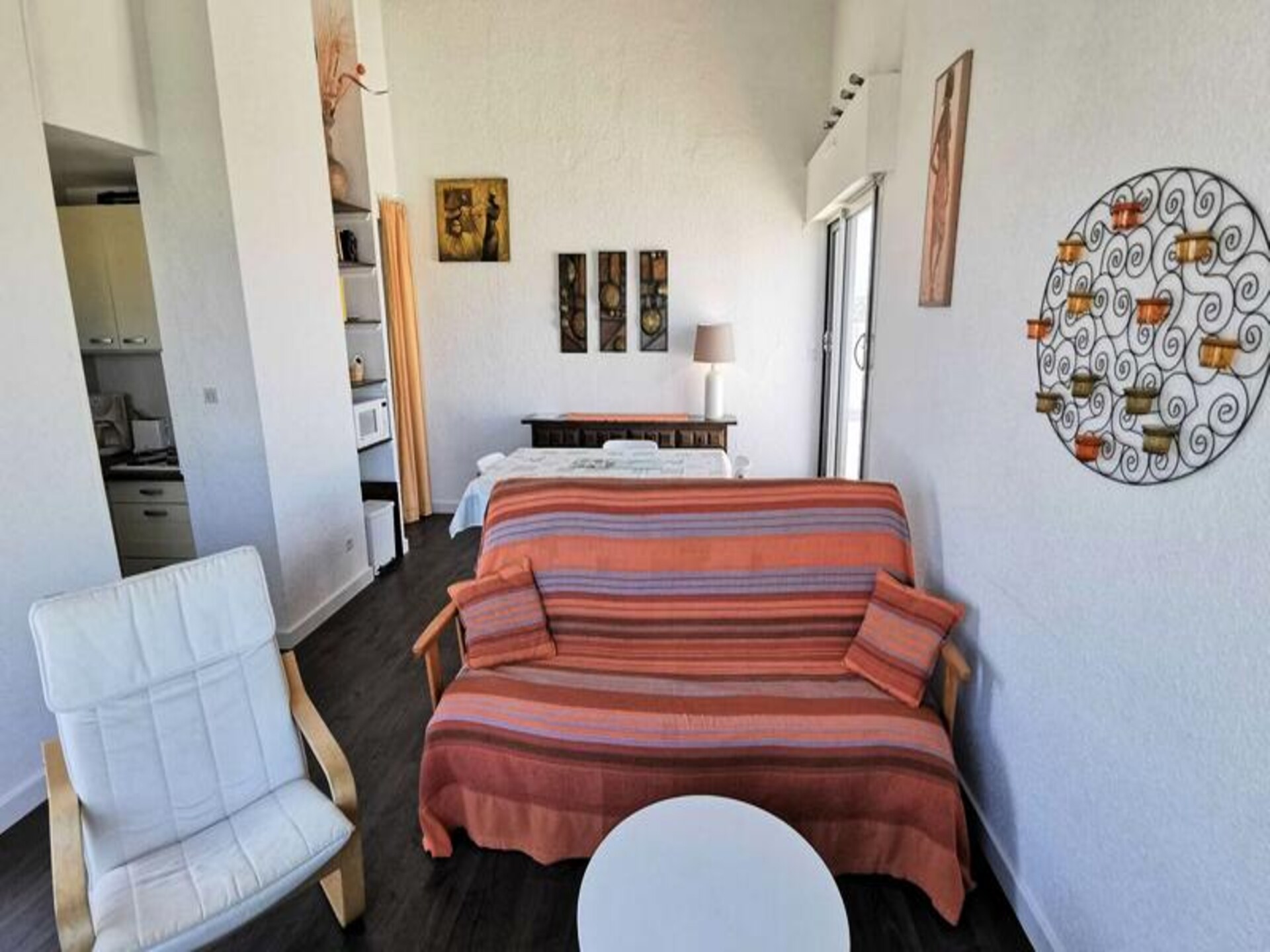 Licht appartement op 100m van strand in Leucate, voor 4 personen - foto 8