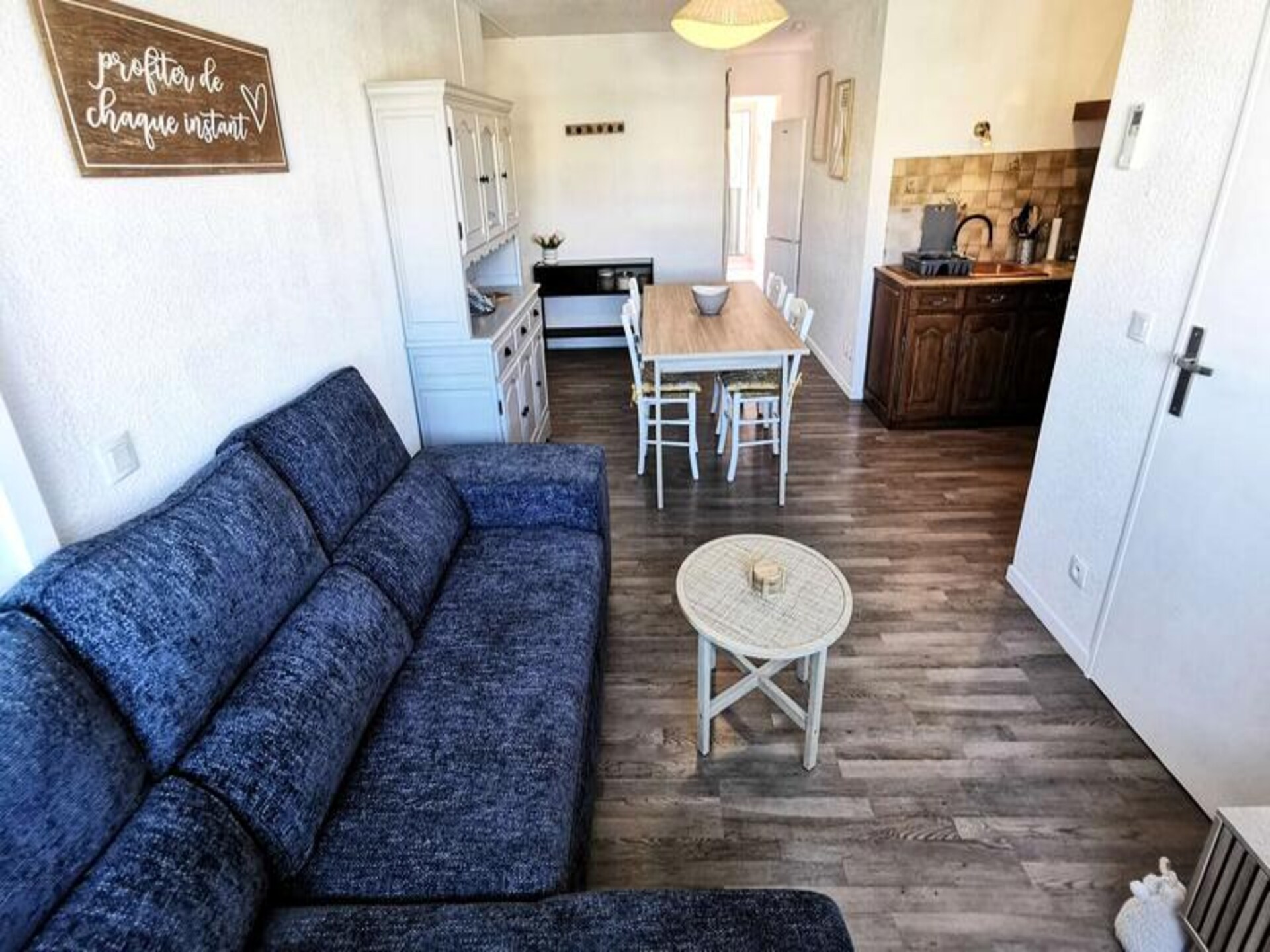 Licht appartement met havenzicht in Leucate, 800m van het strand - foto 7