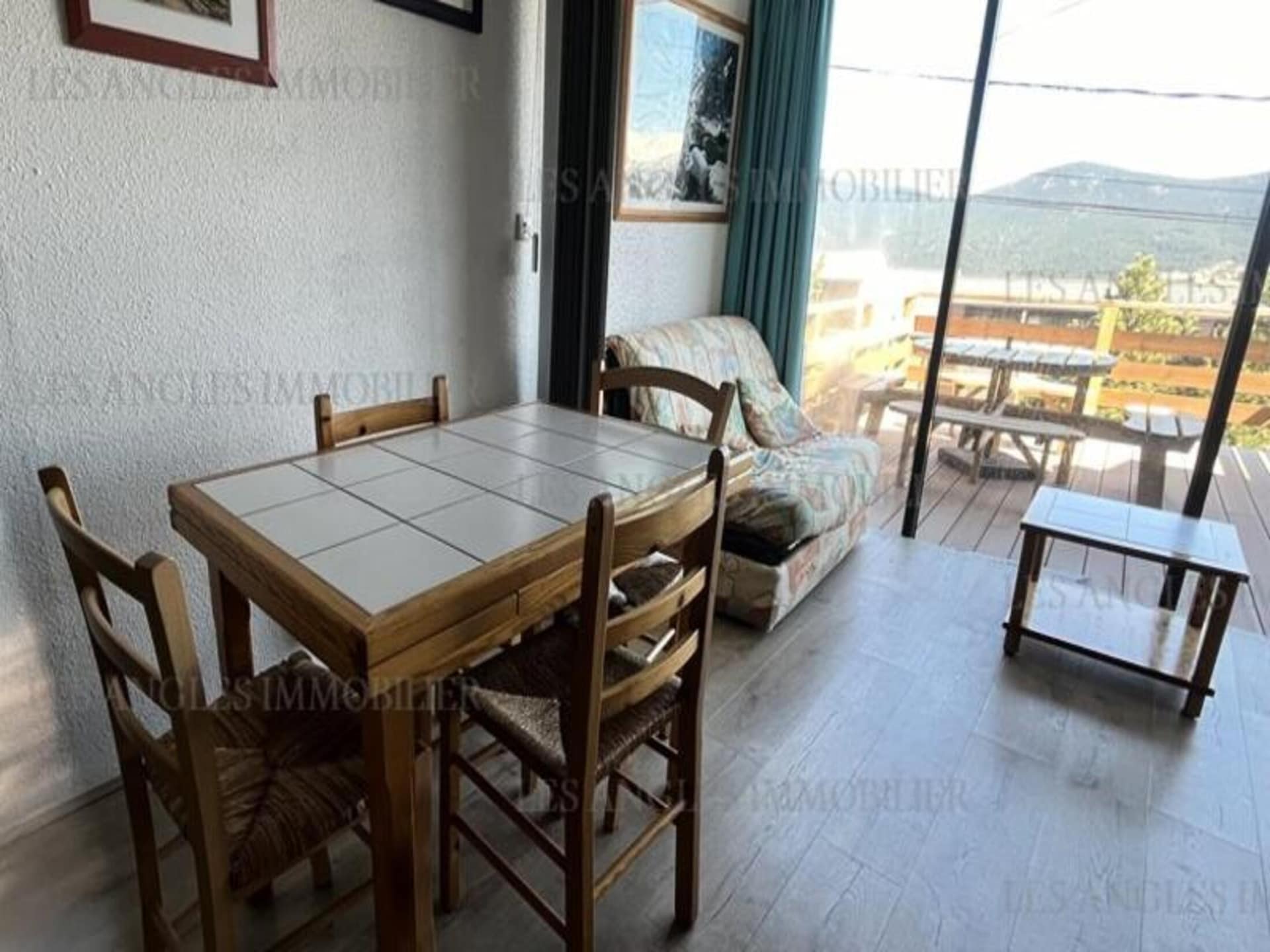Knus appartement aan de voet van de pistes in Les Angles met terras - foto 1