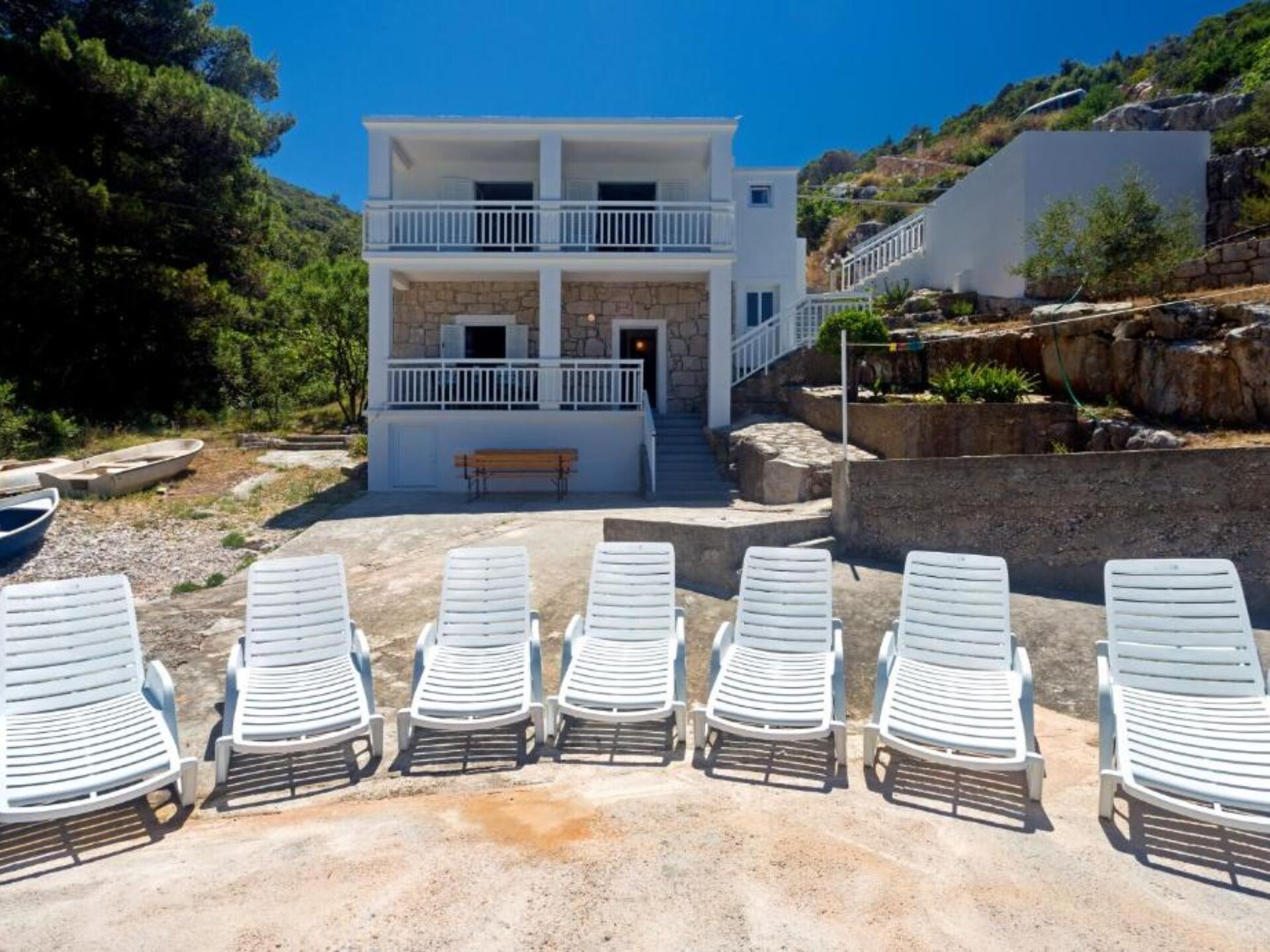 Vakantiehuis Jadranko: Direct aan Zee in Afgelegen Baai op Hvar - foto 28