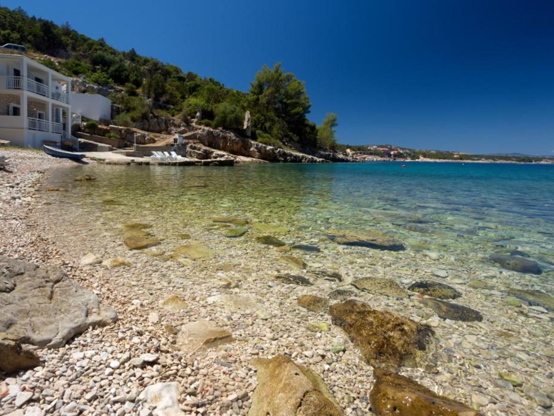 Vakantiehuis Jadranko: Direct aan Zee in Afgelegen Baai op Hvar - foto 29