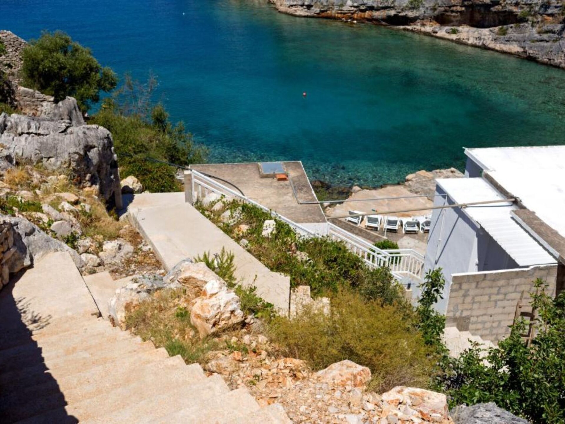 Vakantiehuis Jadranko: Direct aan Zee in Afgelegen Baai op Hvar - foto 44