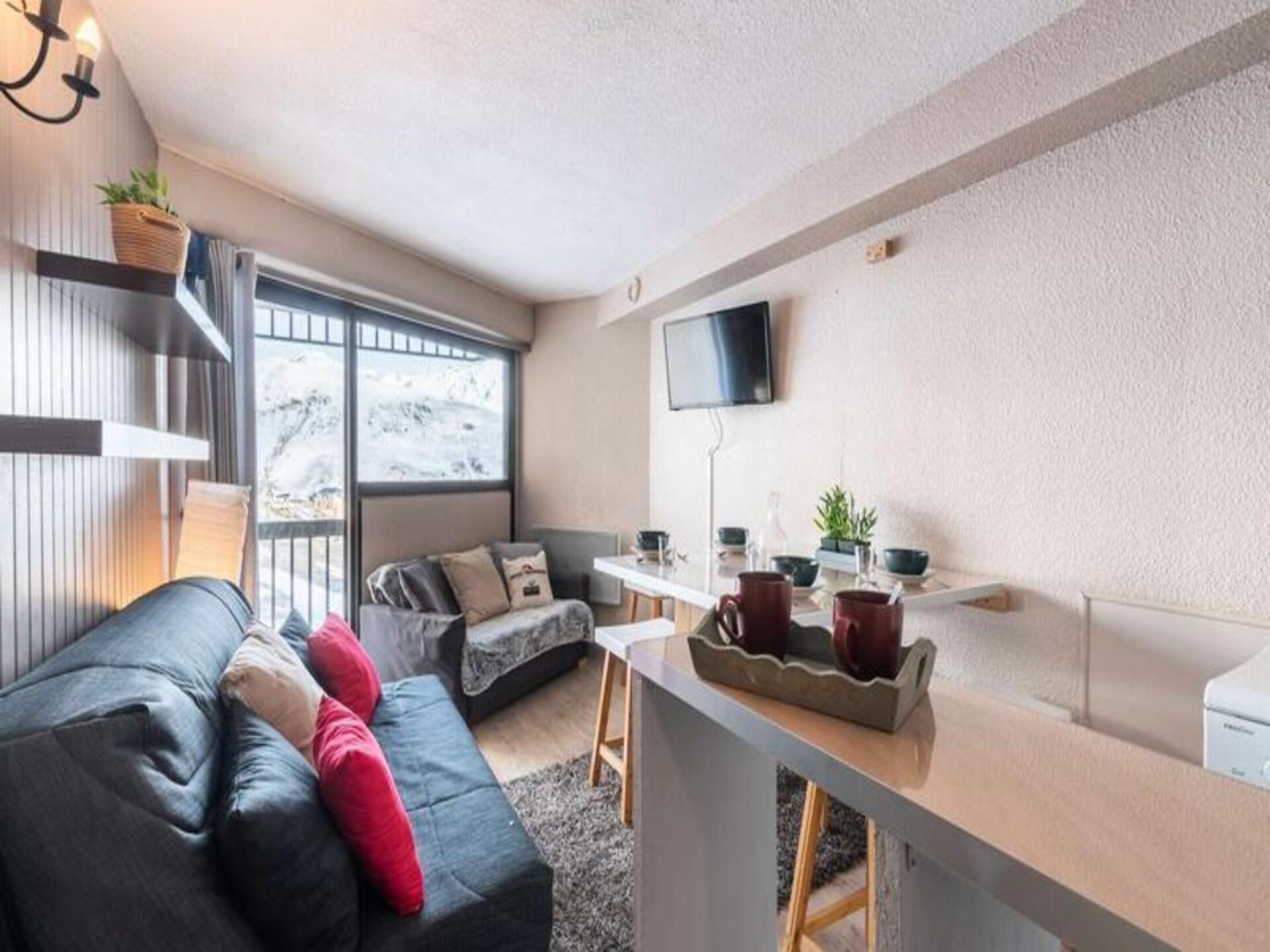 Appartement 4p aan de piste in Saint Lary 1700 met balkon en valleizicht - foto 6