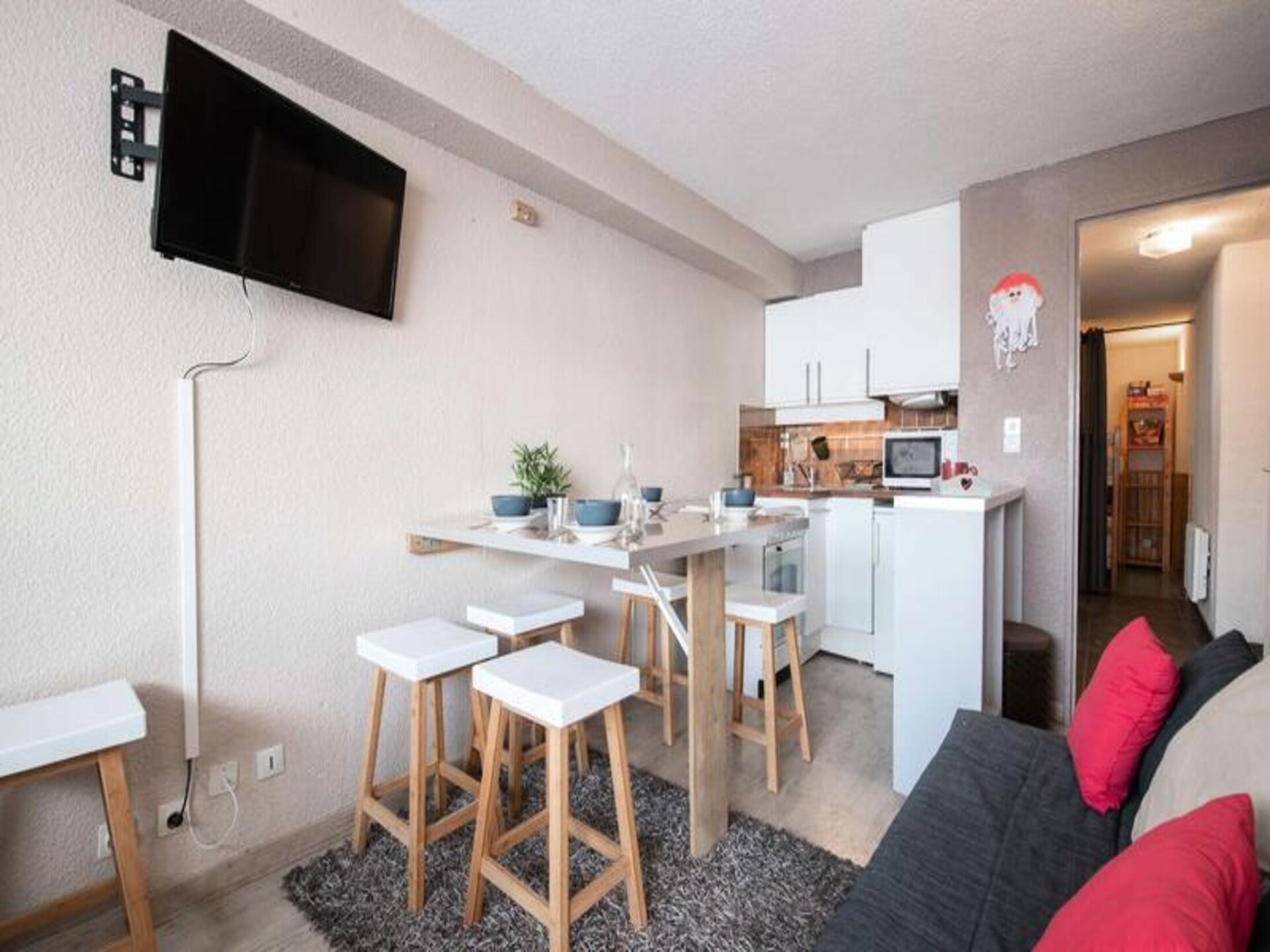 Appartement 4p aan de piste in Saint Lary 1700 met balkon en valleizicht - foto 11