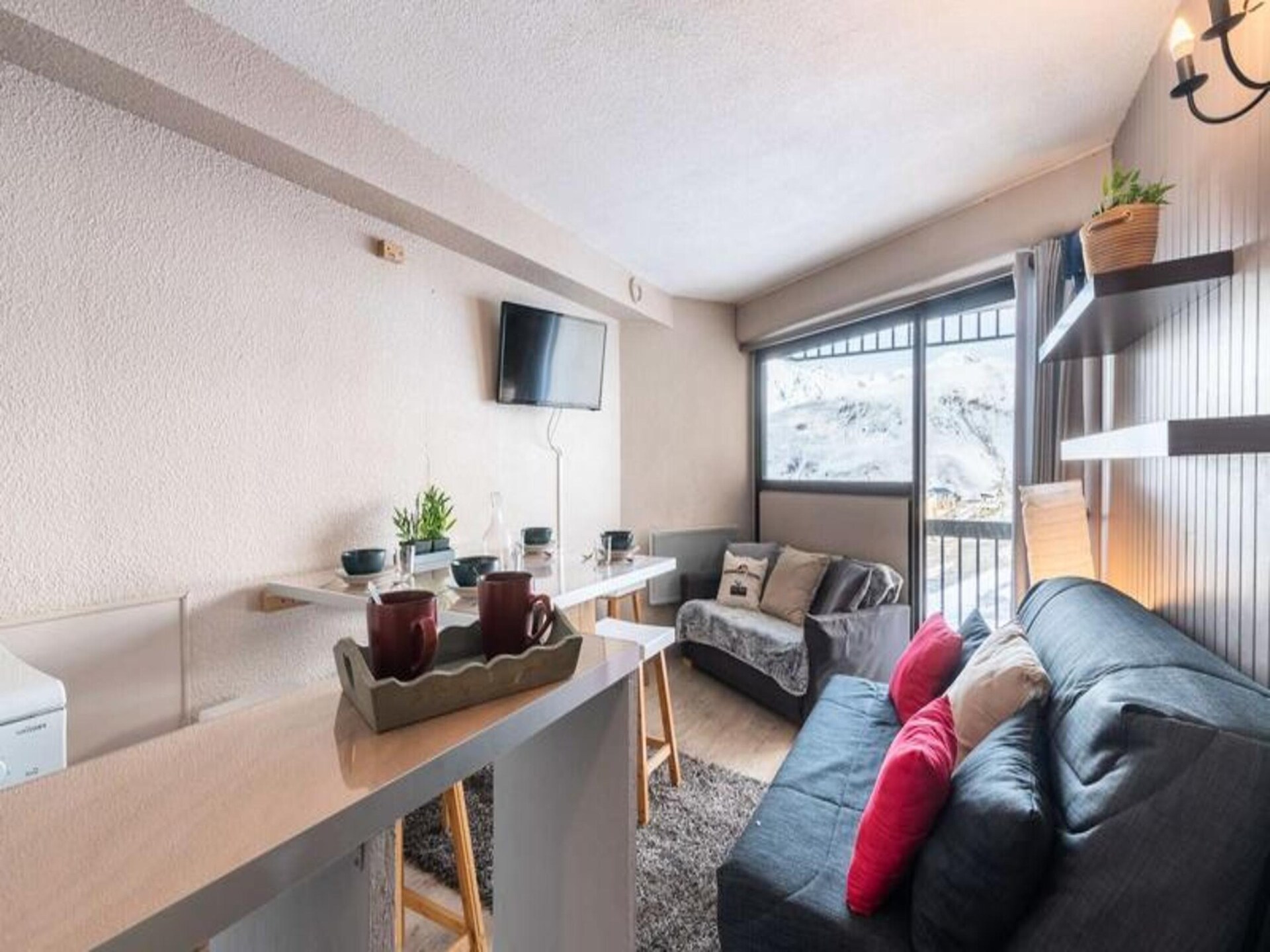Appartement 4p aan de piste in Saint Lary 1700 met balkon en valleizicht - foto 9