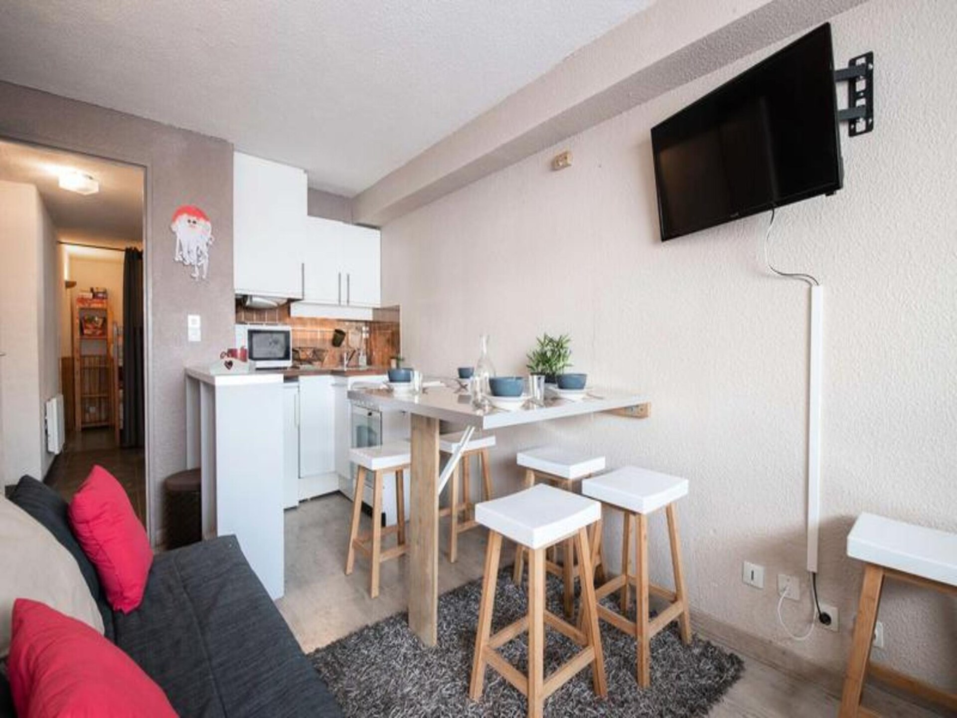 Appartement 4p aan de piste in Saint Lary 1700 met balkon en valleizicht - foto 2