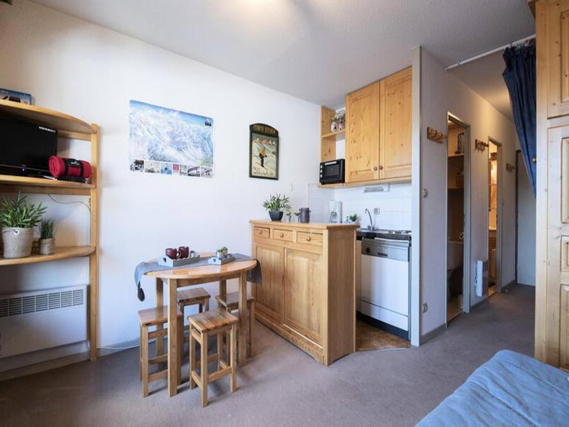 Zonnig studio-appartement op 100 meter van de piste in St Lary Soulan - foto 14