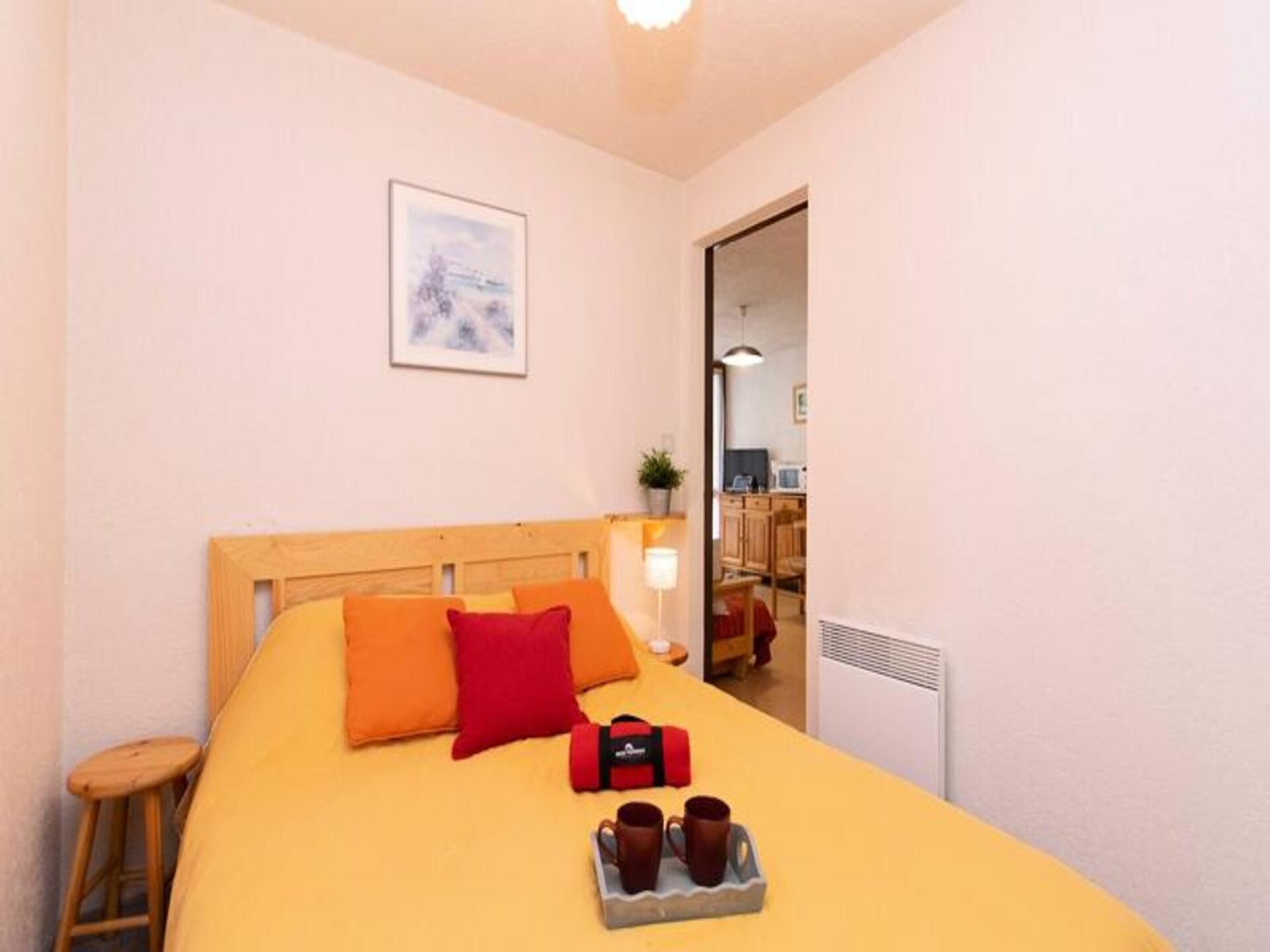 Knus appartement op de begane grond met balkon, vlakbij de lift in Saint-Lary - foto 8