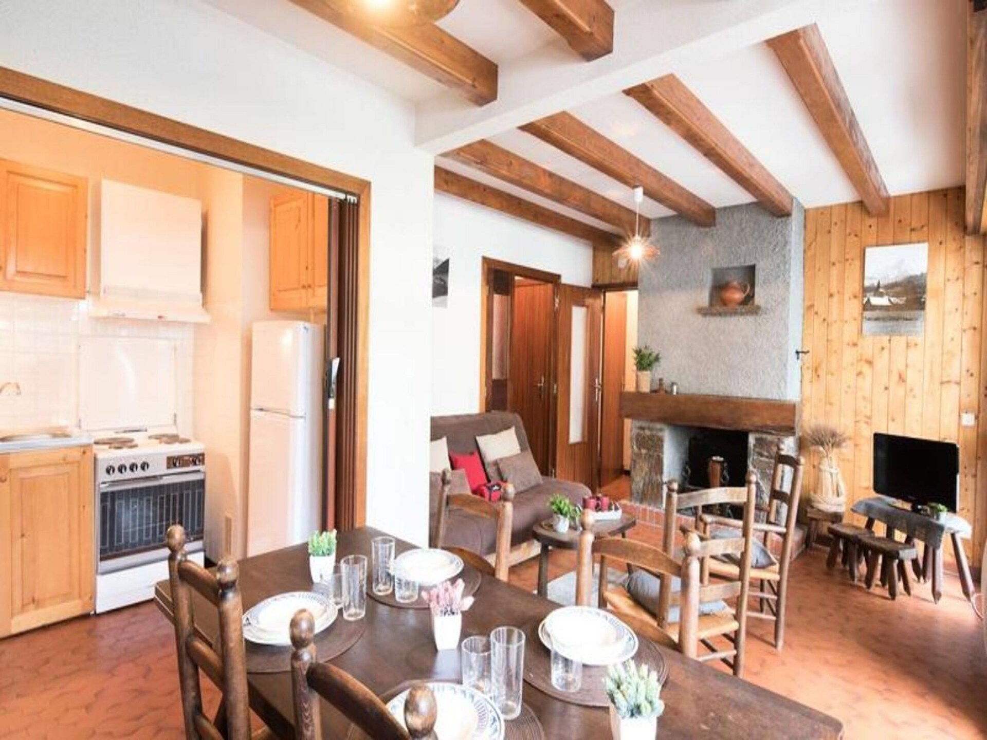 Zonnig appartement op loopafstand van de thermen en gondel in Saint Lary - foto 13