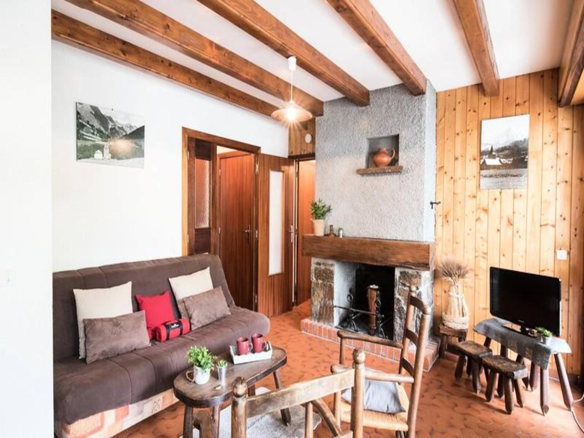 Zonnig appartement op loopafstand van de thermen en gondel in Saint Lary - foto 11