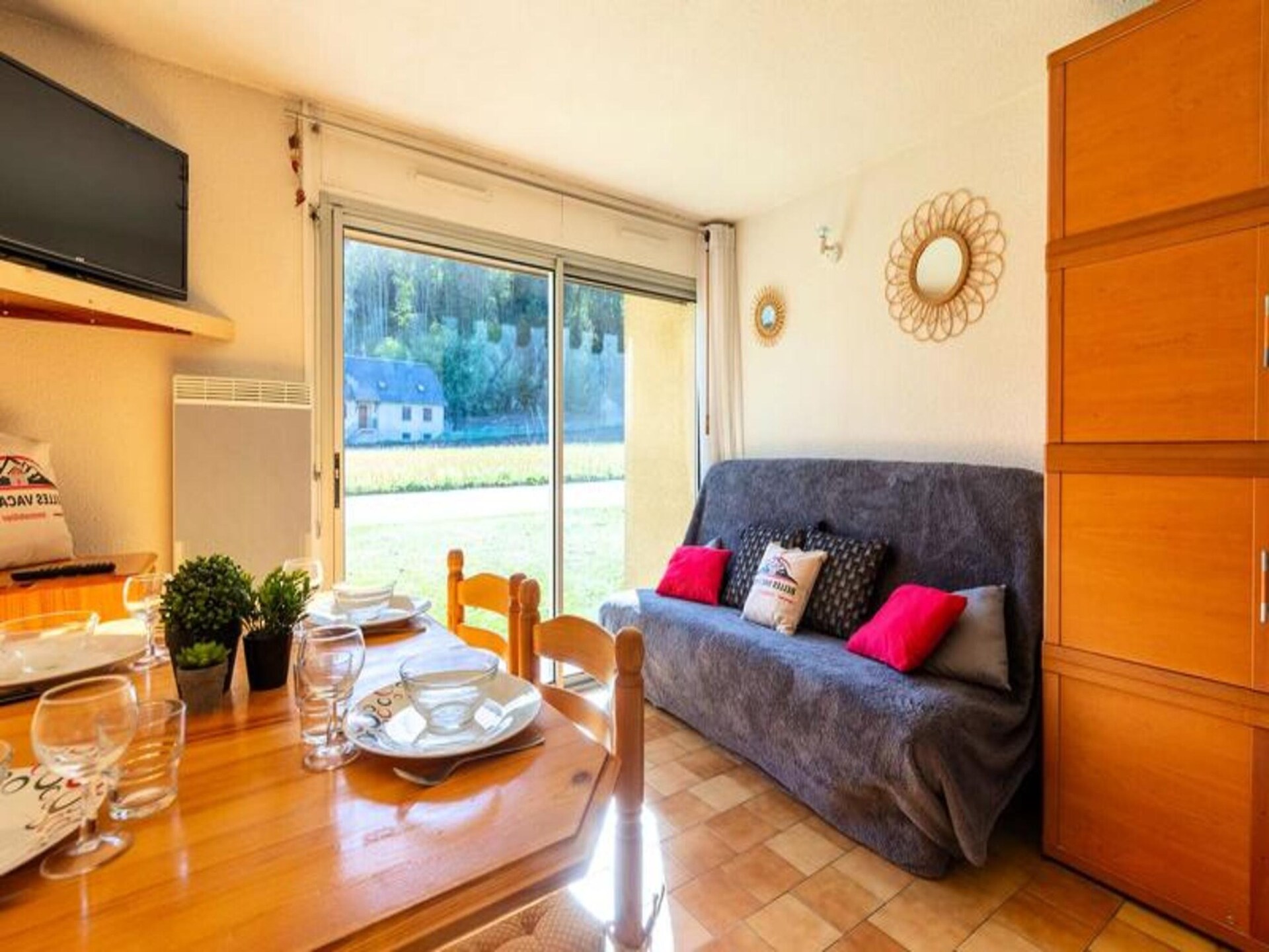Knus appartement 6p met tuin en Pyreneeënzicht in Saint Lary - foto 9