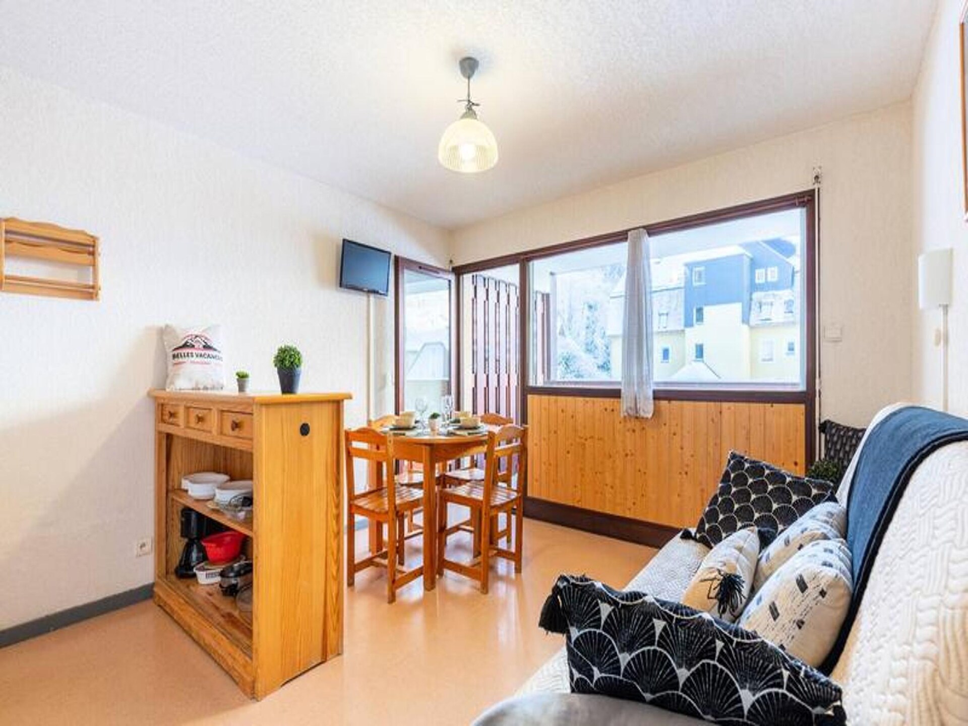 Zonnig appartement voor 6 met balkon, vlakbij de piste in Saint Lary - foto 17