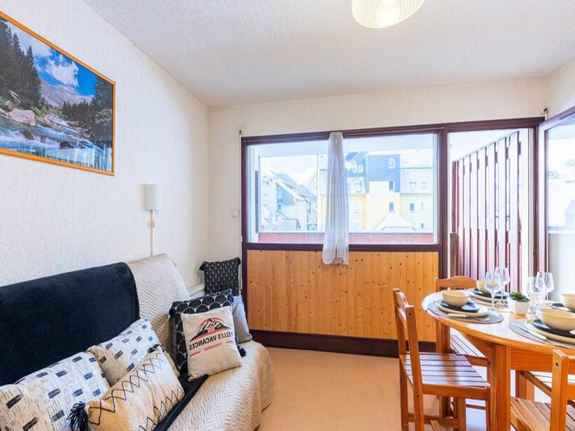 Zonnig appartement voor 6 met balkon, vlakbij de piste in Saint Lary - foto 18