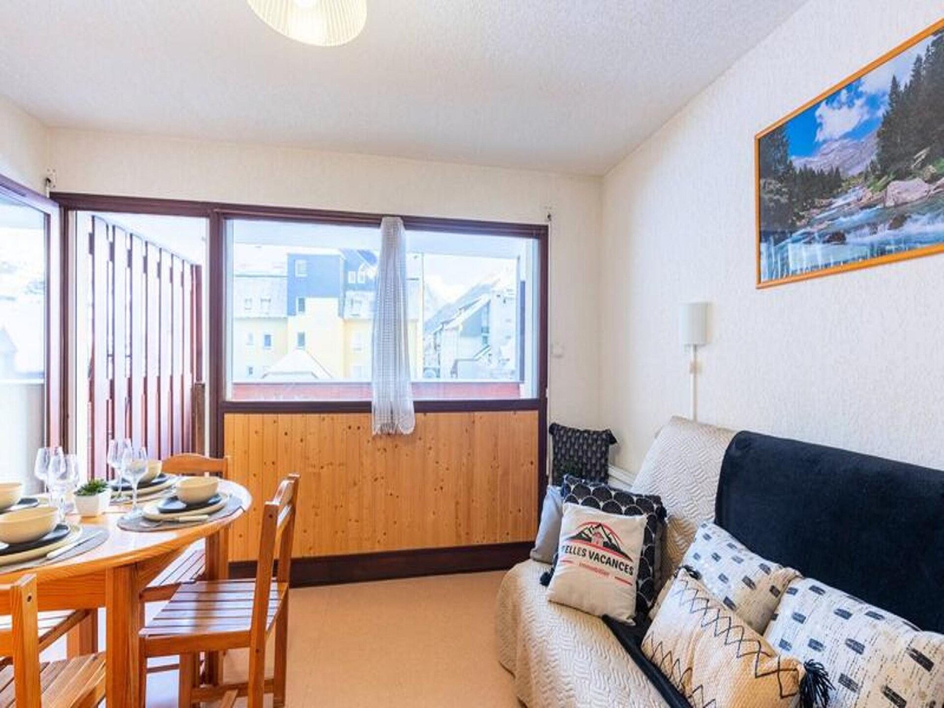 Zonnig appartement voor 6 met balkon, vlakbij de piste in Saint Lary - foto 19