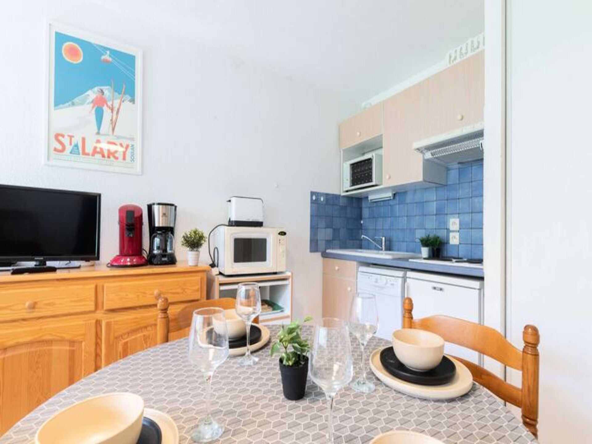 Gelijkvloers appartement met tuin vlakbij centrum en gondel in Saint Lary - foto 4
