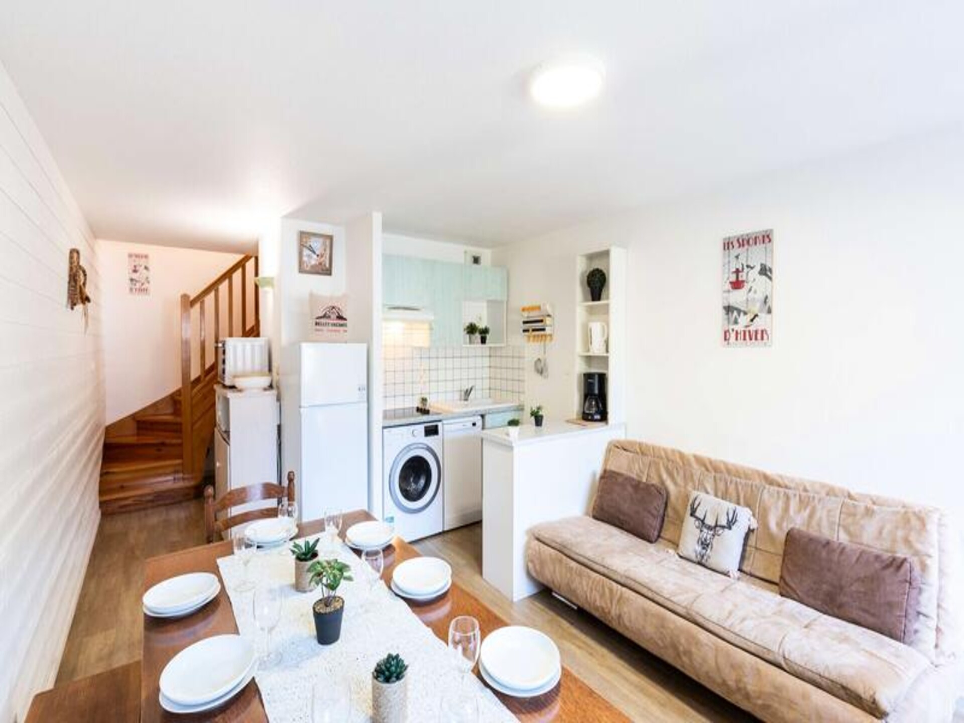 Ruim duplex appartement voor 9 personen bij de thermen van Saint-Lary - foto 2