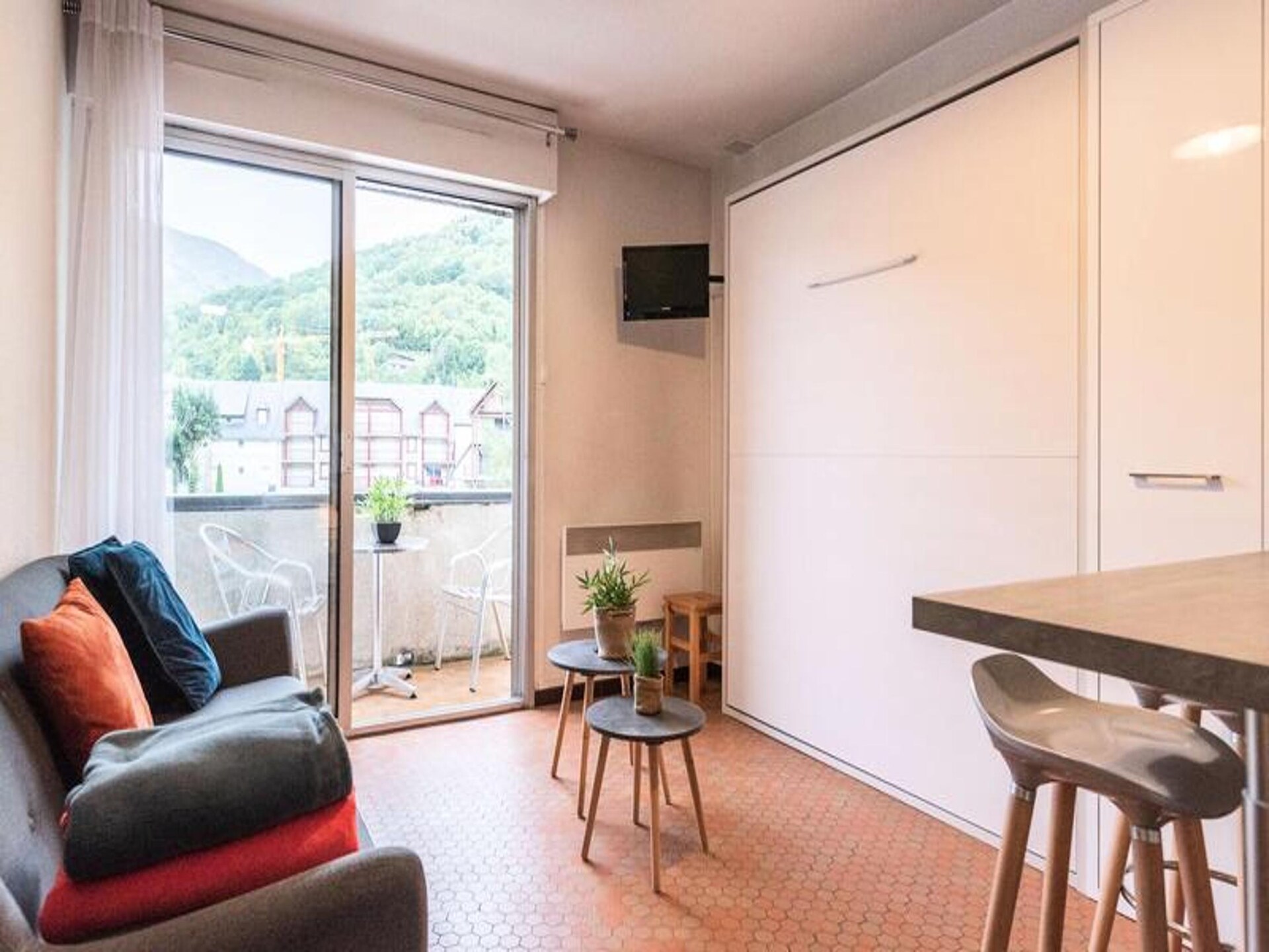 Knusse studio voor 4 in St Lary Soulan, vlakbij centrum en skilift - foto 9