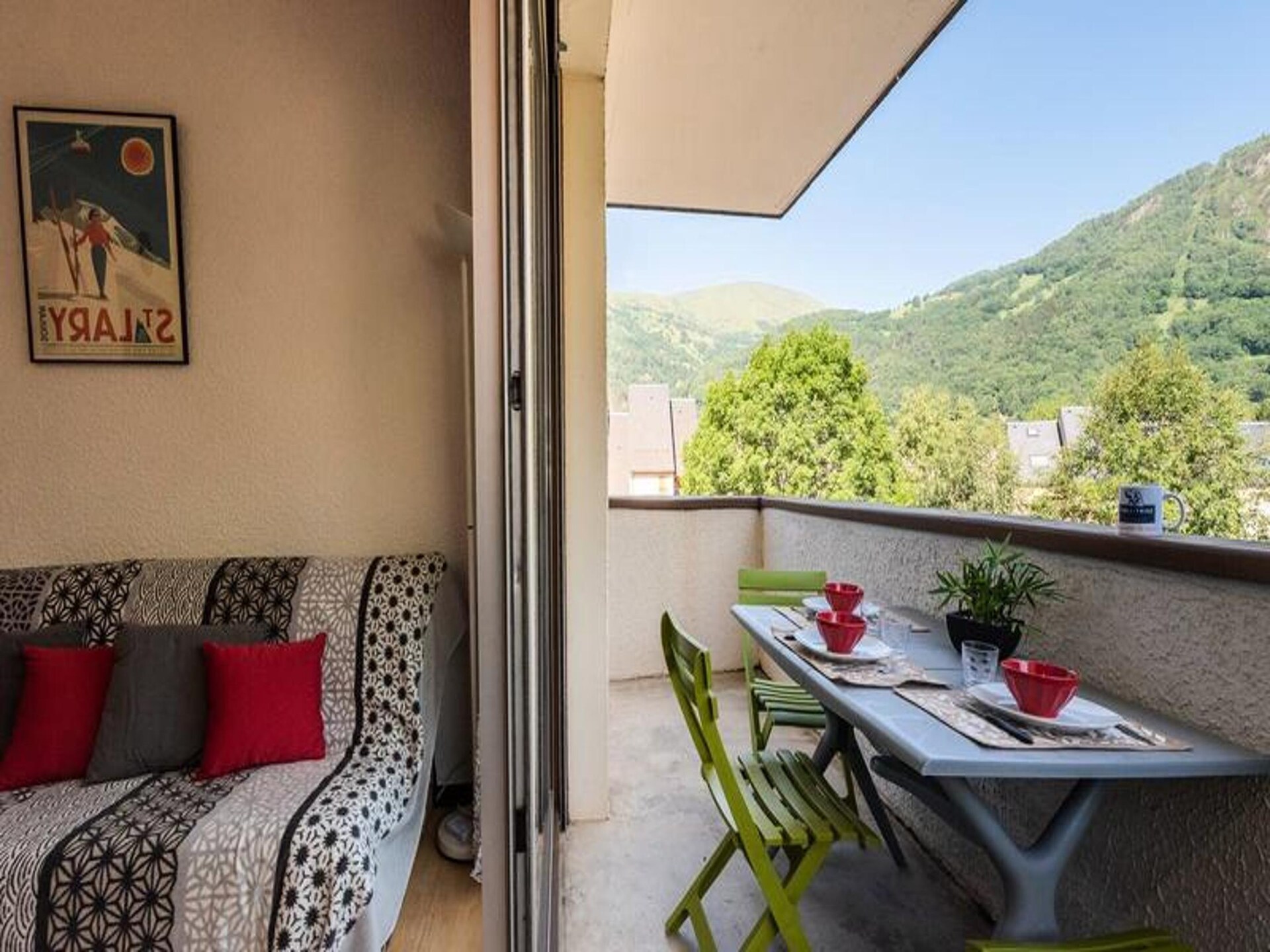 Zuidgericht appartement met panoramisch Pyreneeën uitzicht in Saint Lary - foto 30
