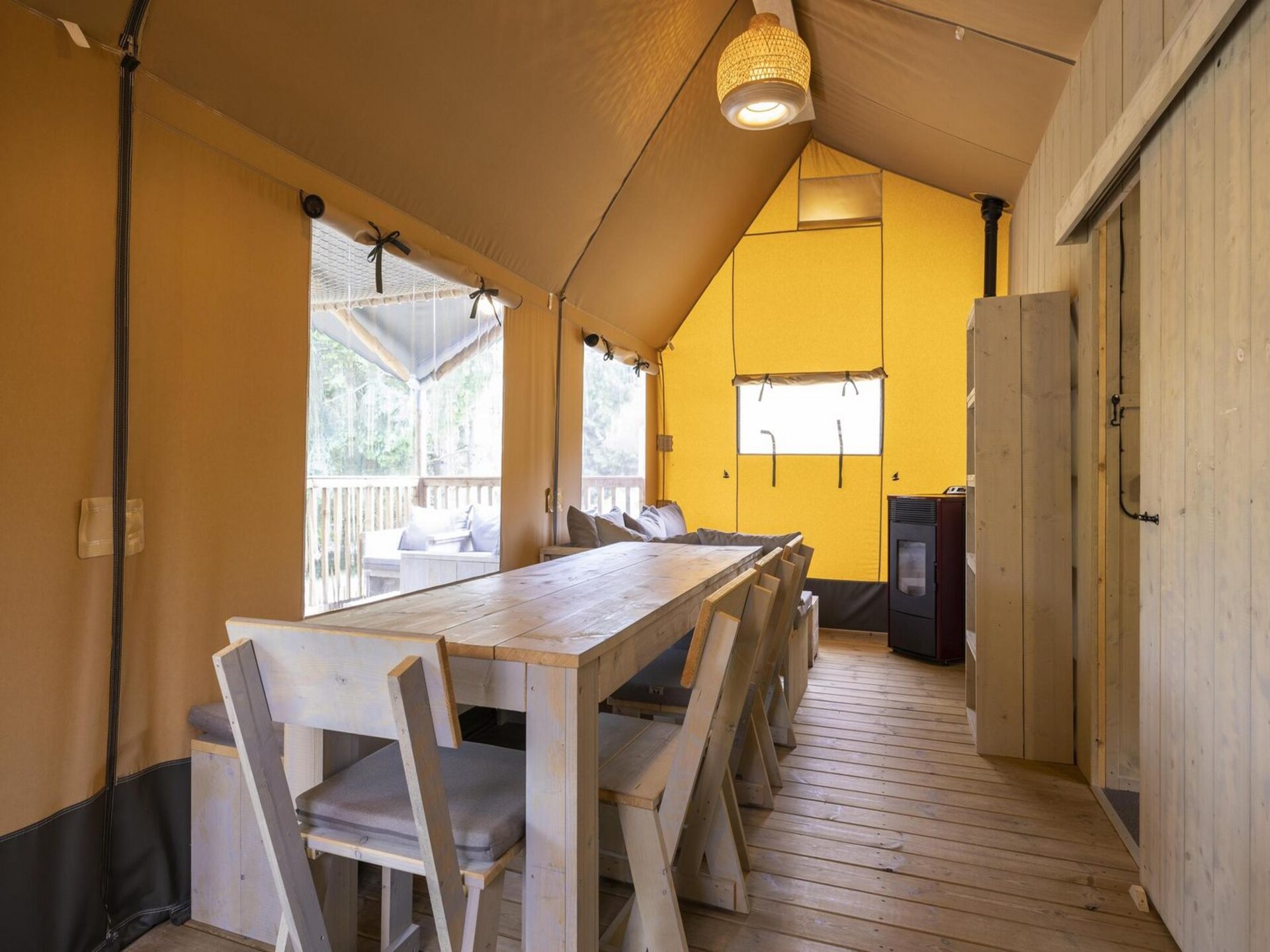 Ruime glampingtent voor 8 personen in de Ardennen bij Signy-l’Abbaye - foto 3