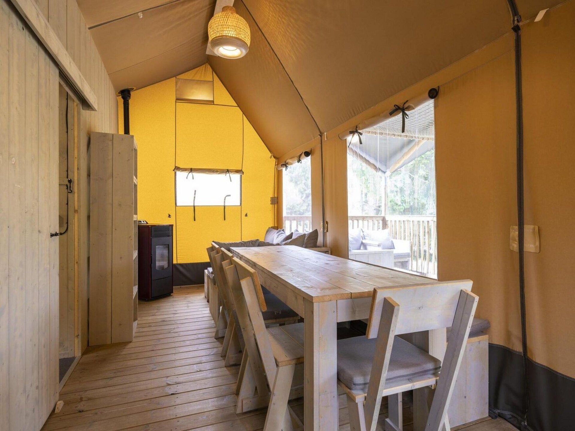Ruime glampingtent voor 8 personen in de Ardennen bij Signy-l’Abbaye - foto 9