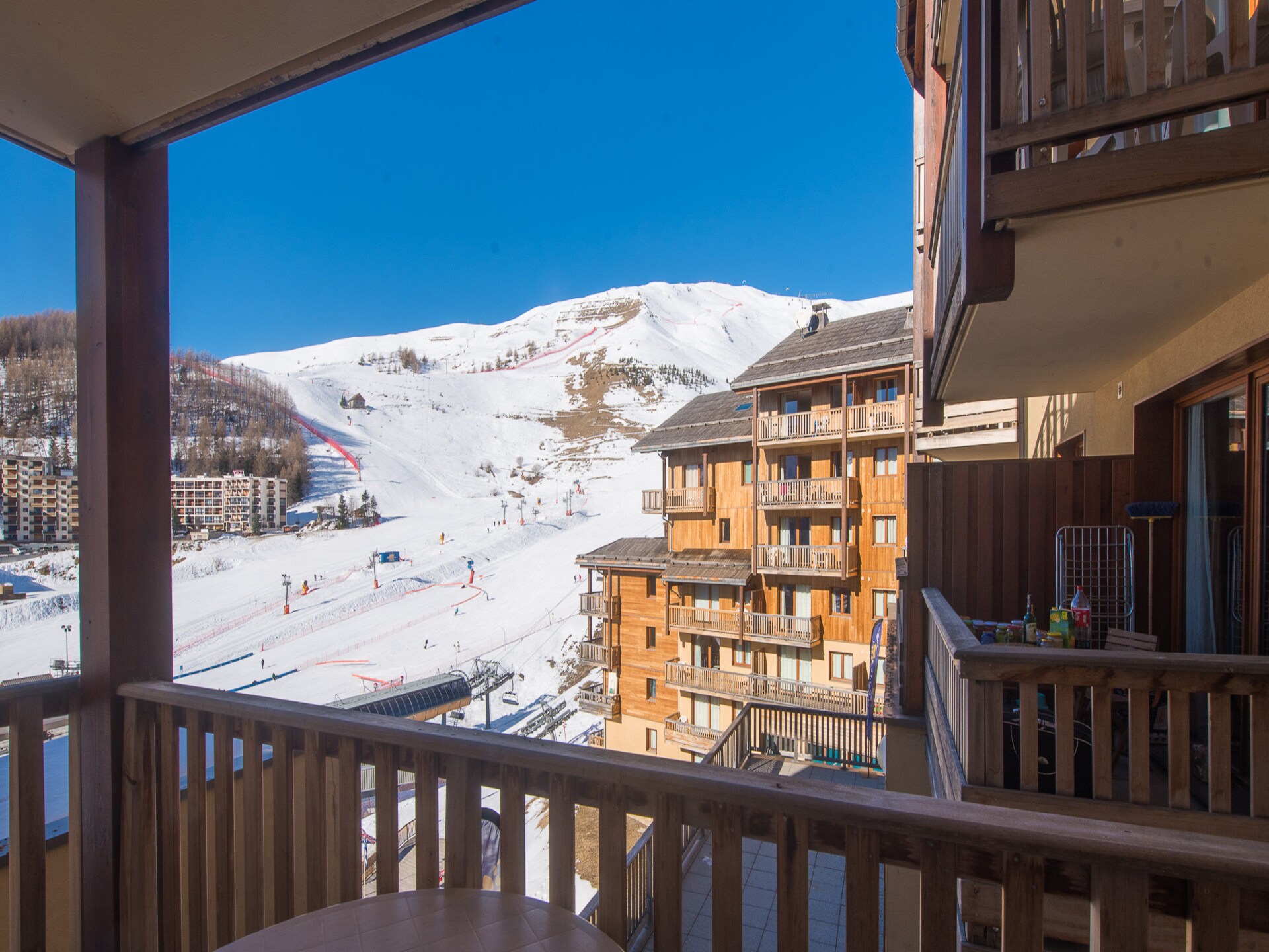 Knus appartement met balkon en bergzicht in Orcières, 100m van de skilift - foto 12