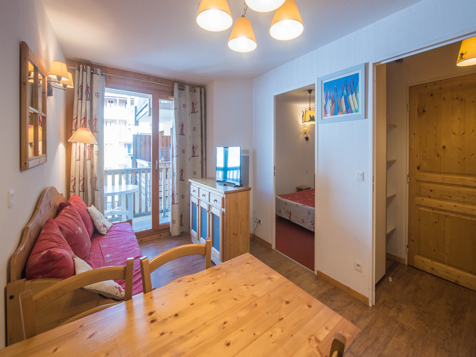 Knus appartement met balkon en bergzicht in Orcières, 100m van de skilift - foto 9