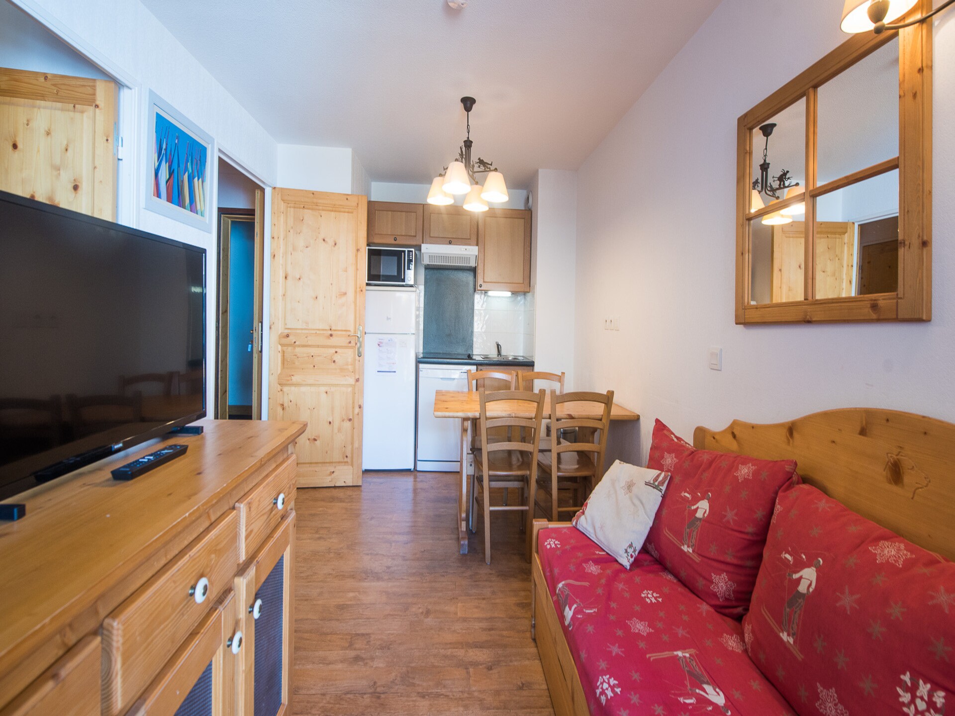 Knus appartement met balkon en bergzicht in Orcières, 100m van de skilift - foto 8