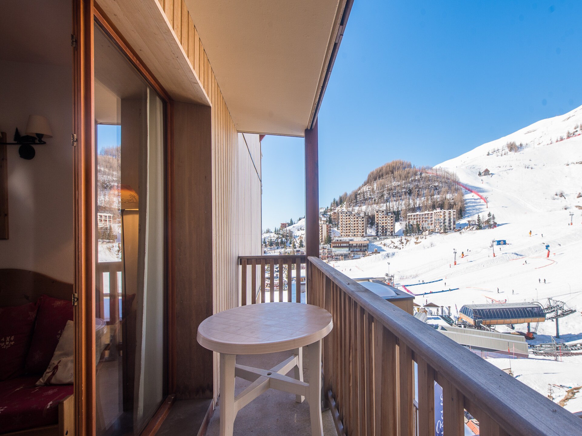 Knus appartement met balkon en bergzicht in Orcières, 100m van de skilift - foto 5