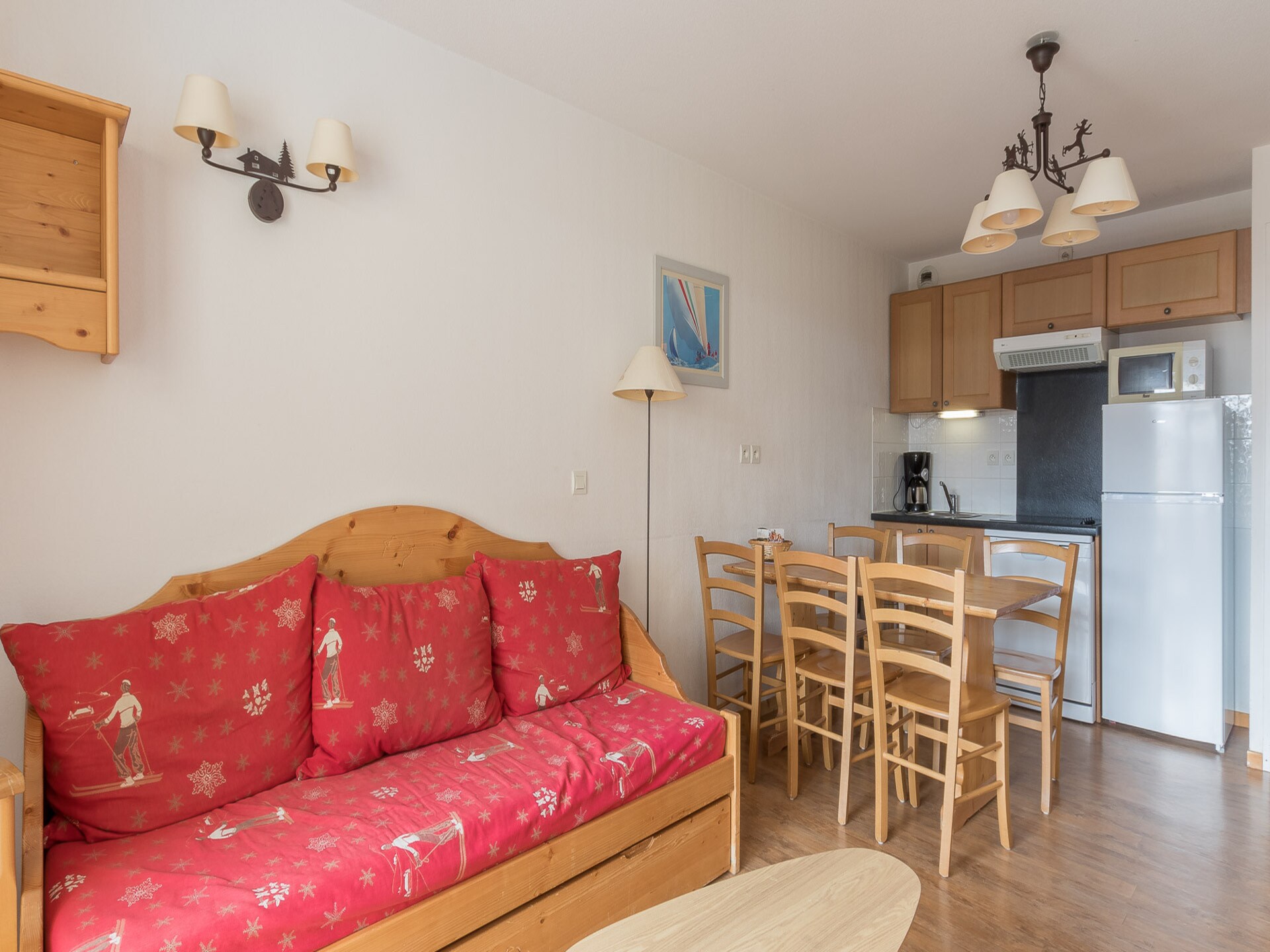 Appartement 36m² aan de piste in Orcières, 6 personen, balkon & zwembad - foto 3