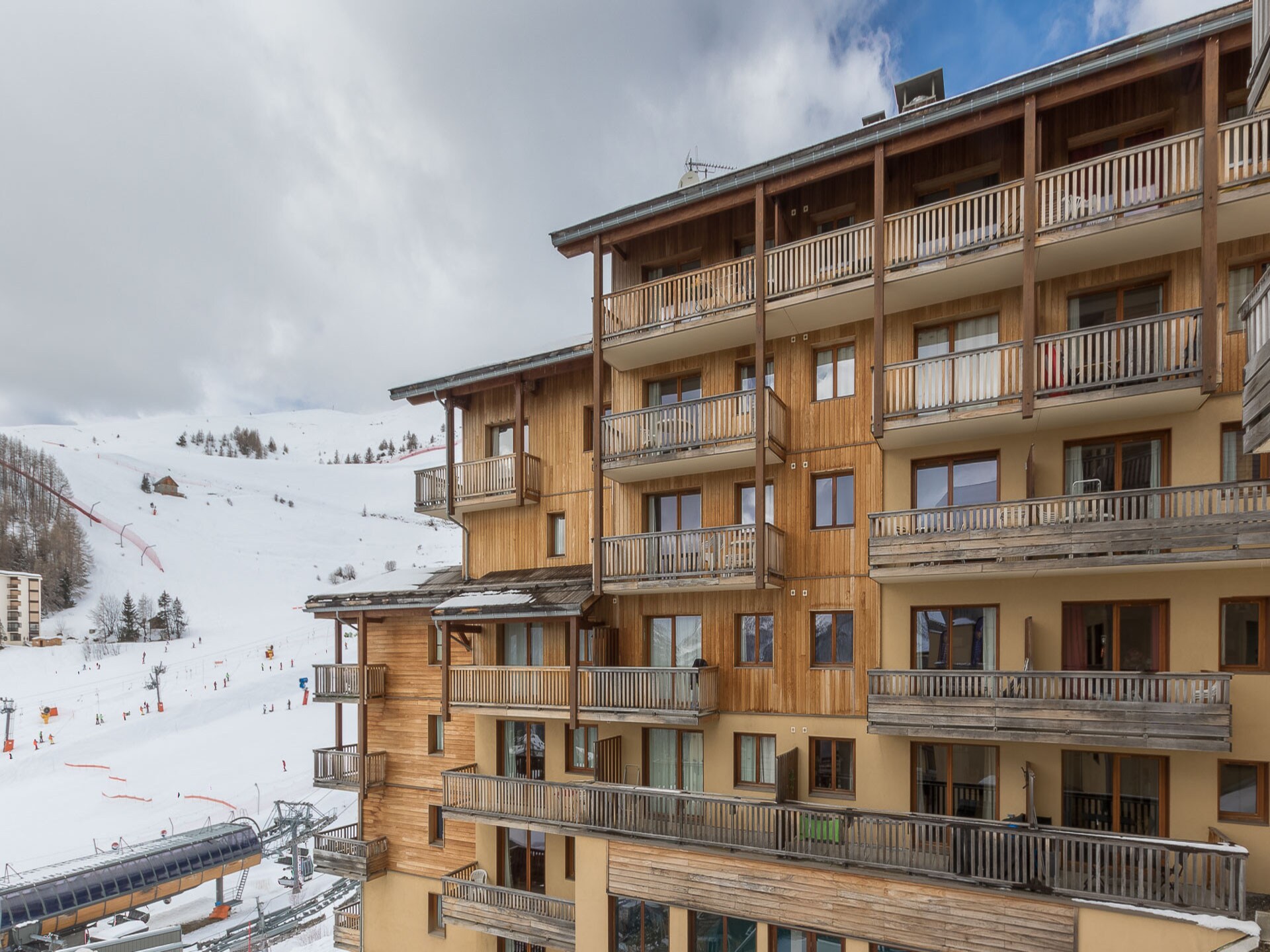 Appartement 36m² aan de piste in Orcières, 6 personen, balkon & zwembad - foto 37